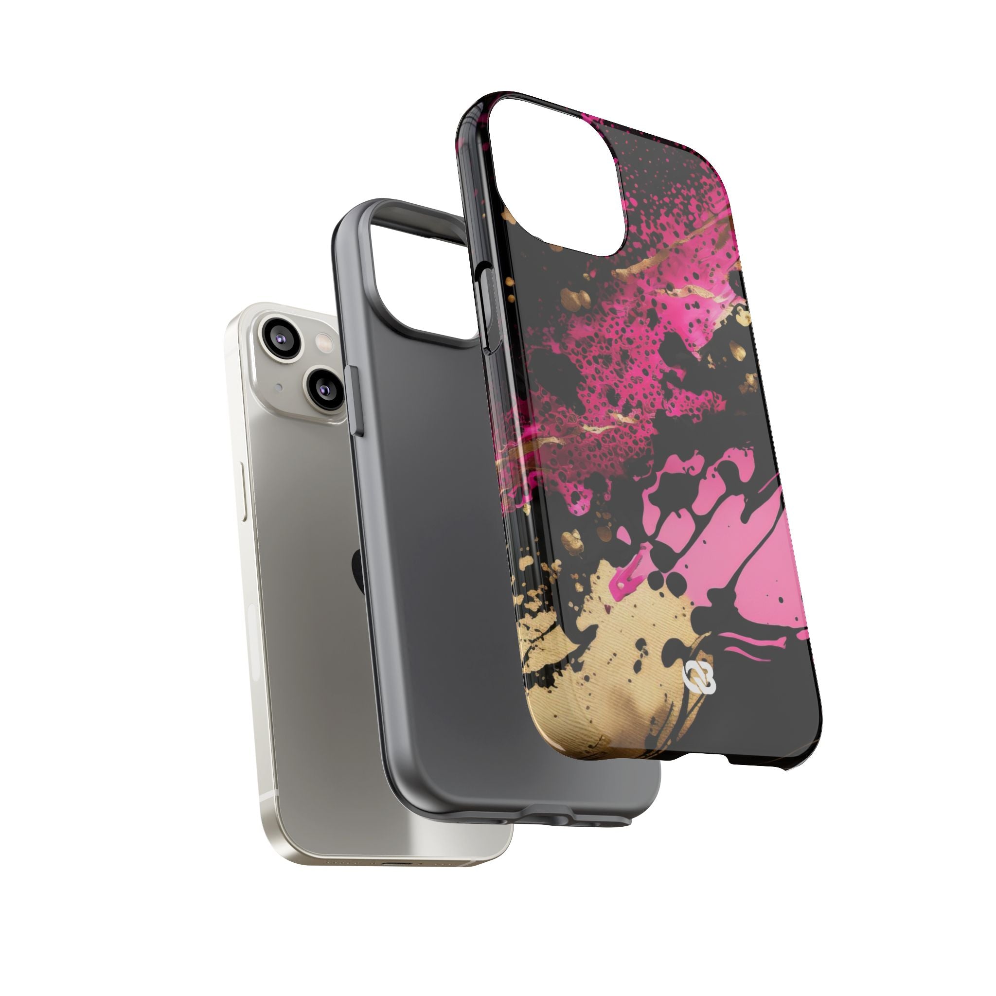 Magenta Liquid Gold · Tough Fundas para teléfono para iPhone