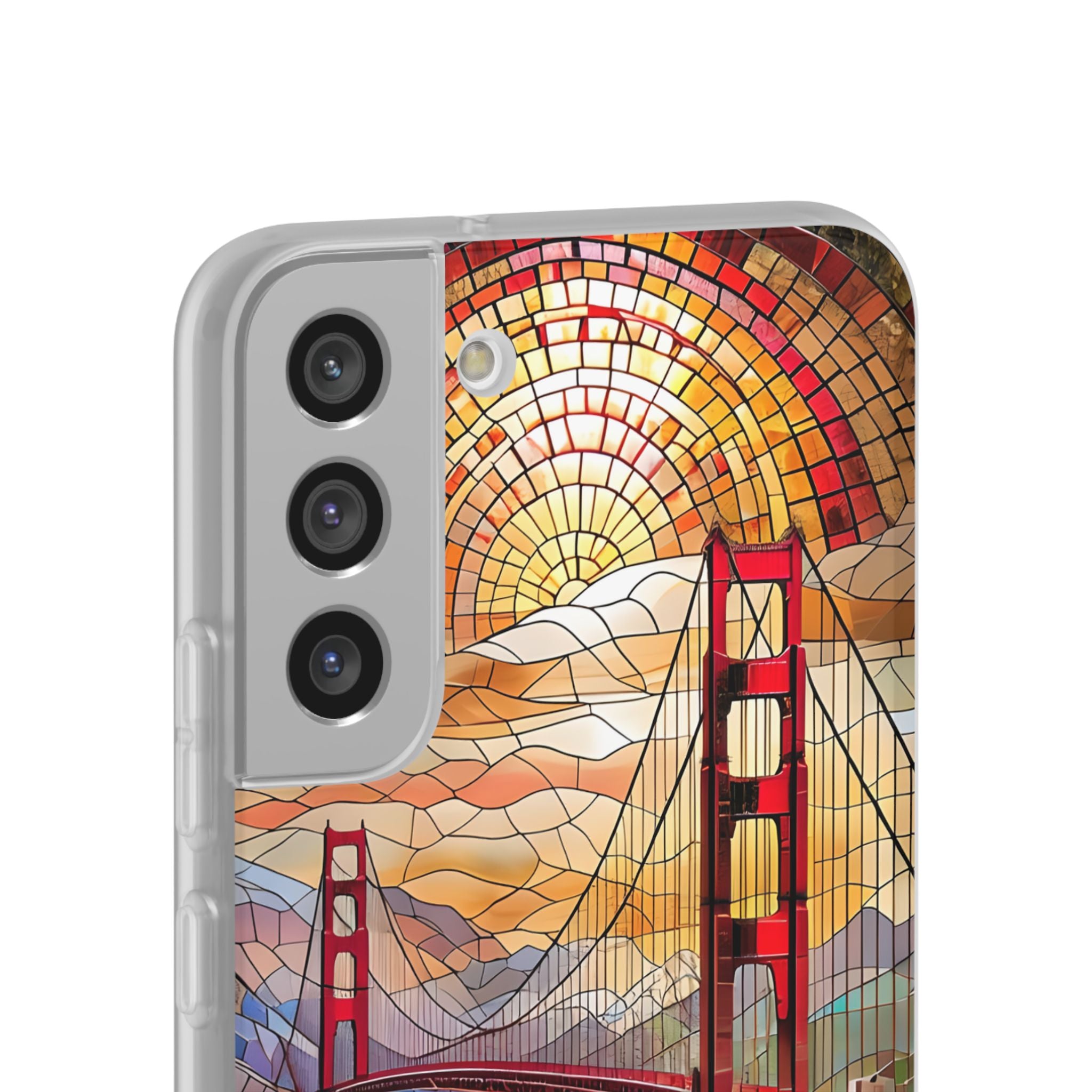 Crimson Arch Coast · Soft Custodia per Samsung