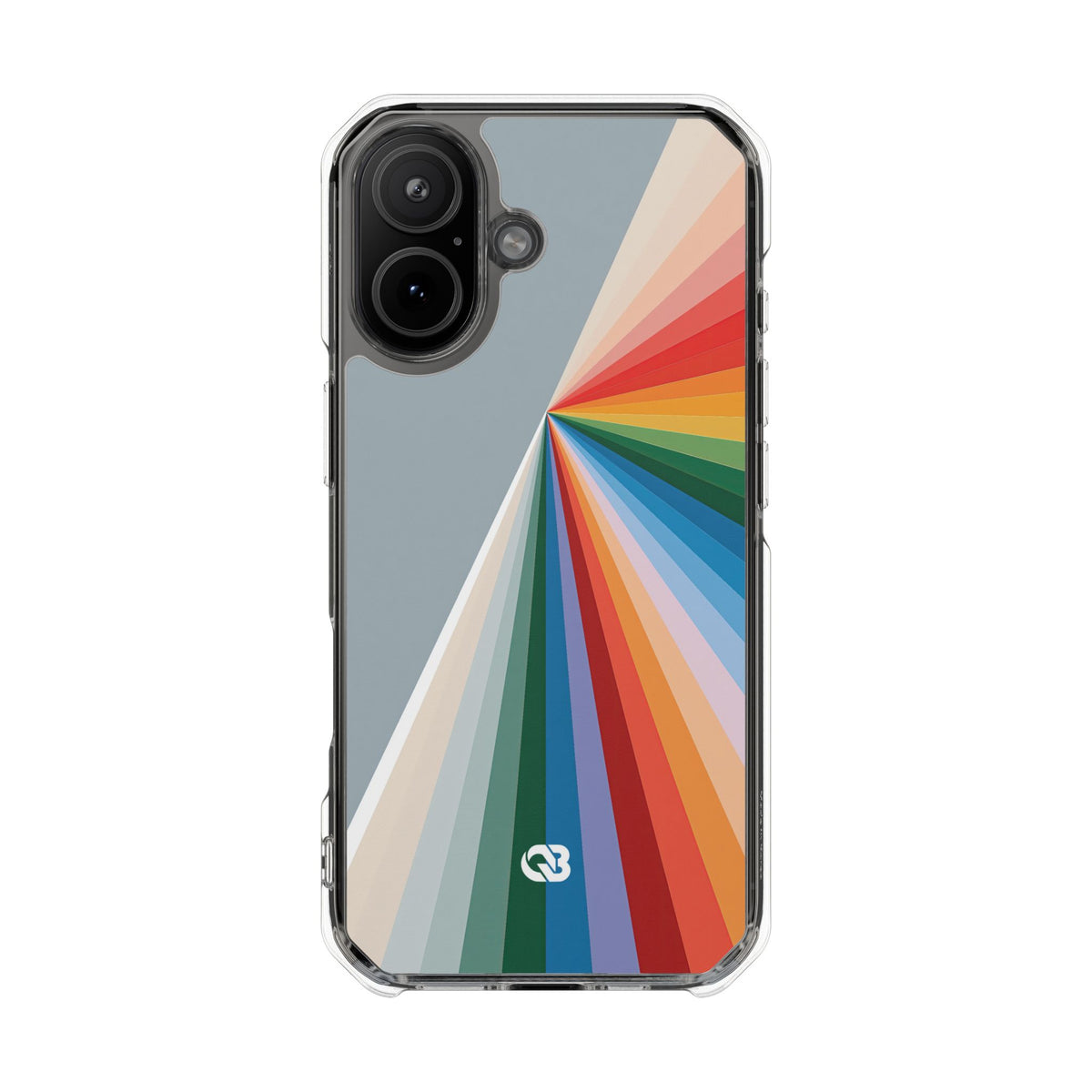 Grey Impact MagSafe Phone Case for iPhone - Slate Prism Burst