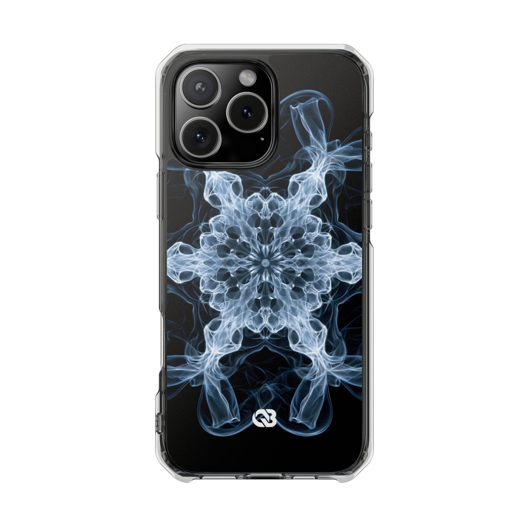 Blue Impact MagSafe Phone Case for iPhone - Glacial Smoke Crown
