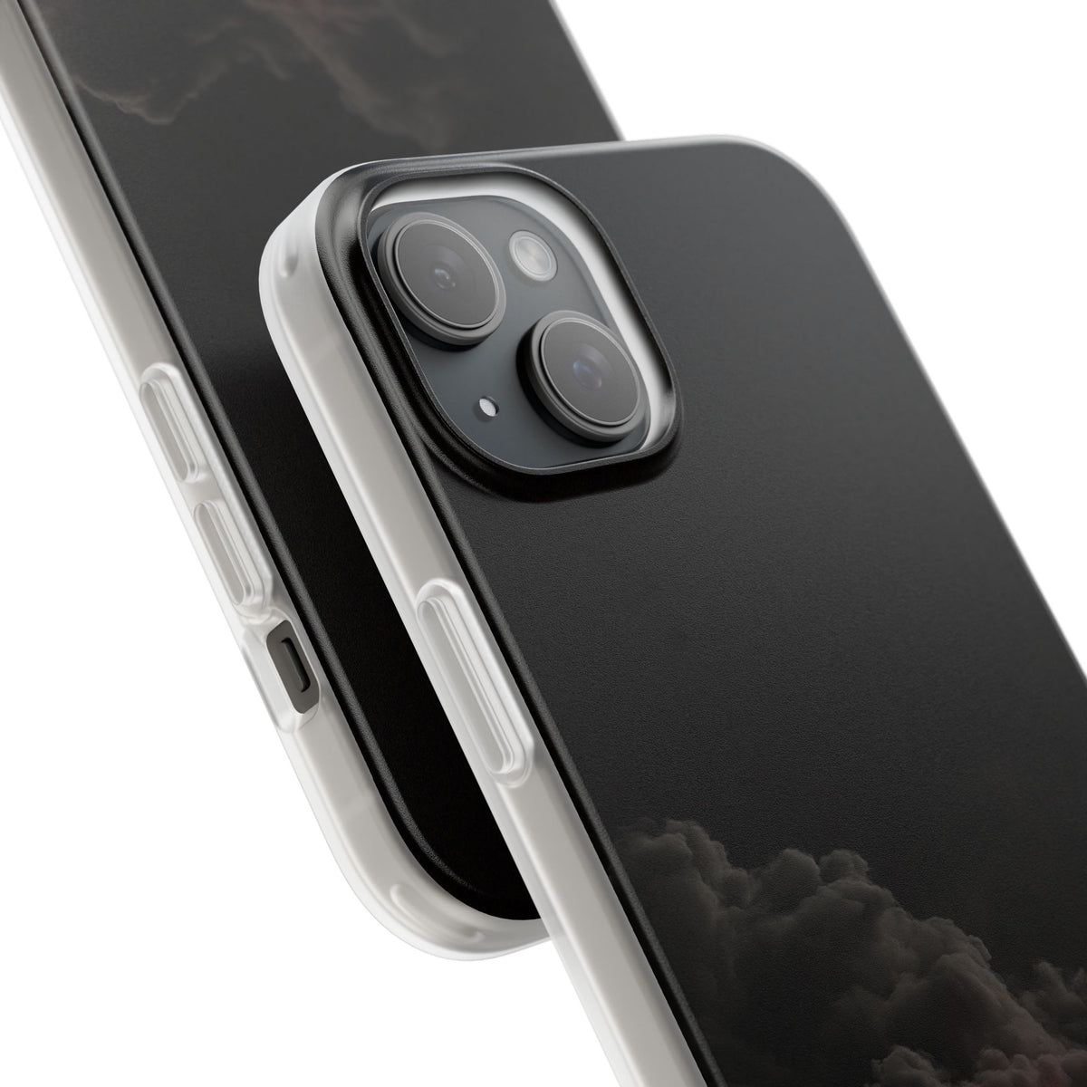 Crimson Fog Void · Lite Phone Case for iPhone · Black