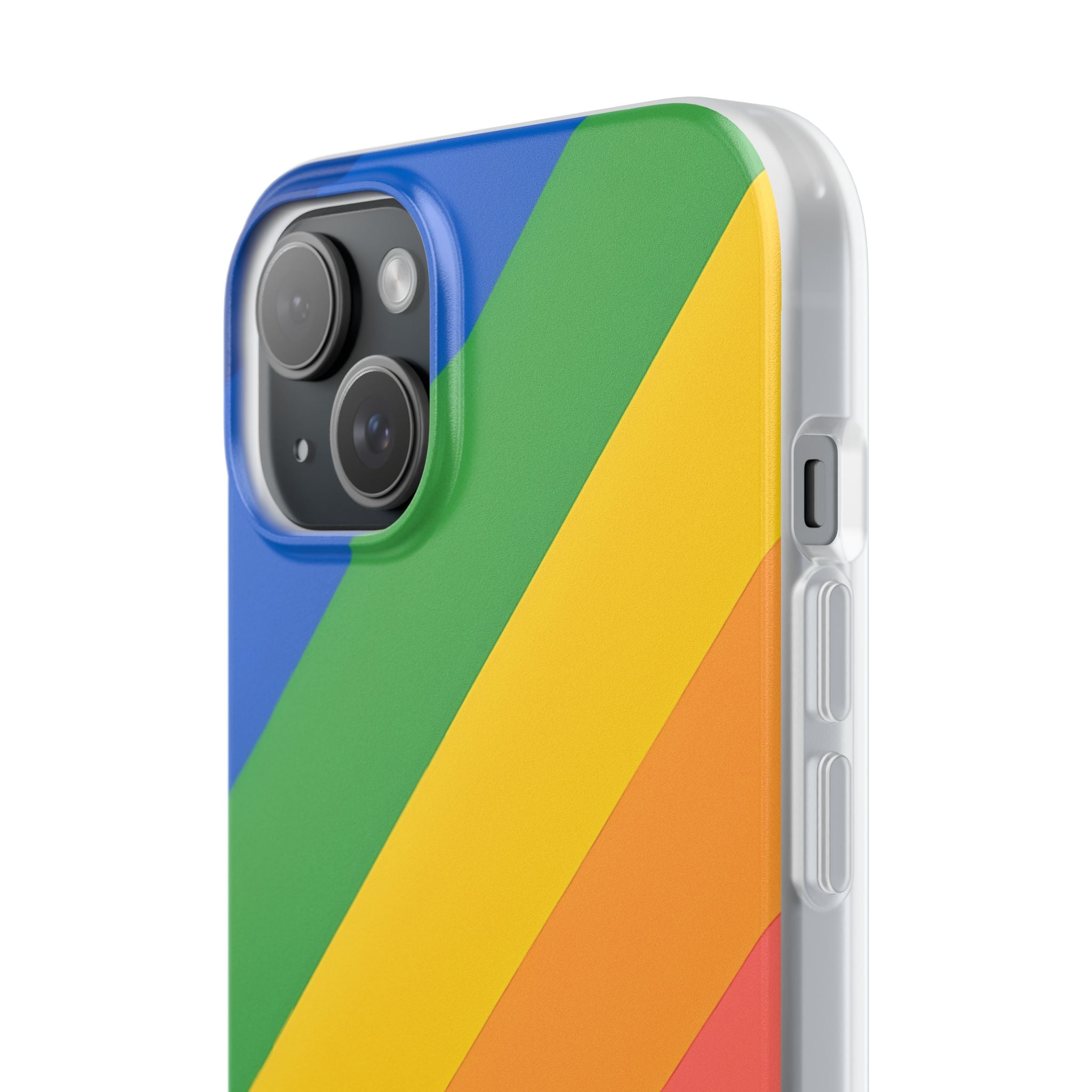 Vibrant Spectrum Slope · Soft Phone Case for iPhone