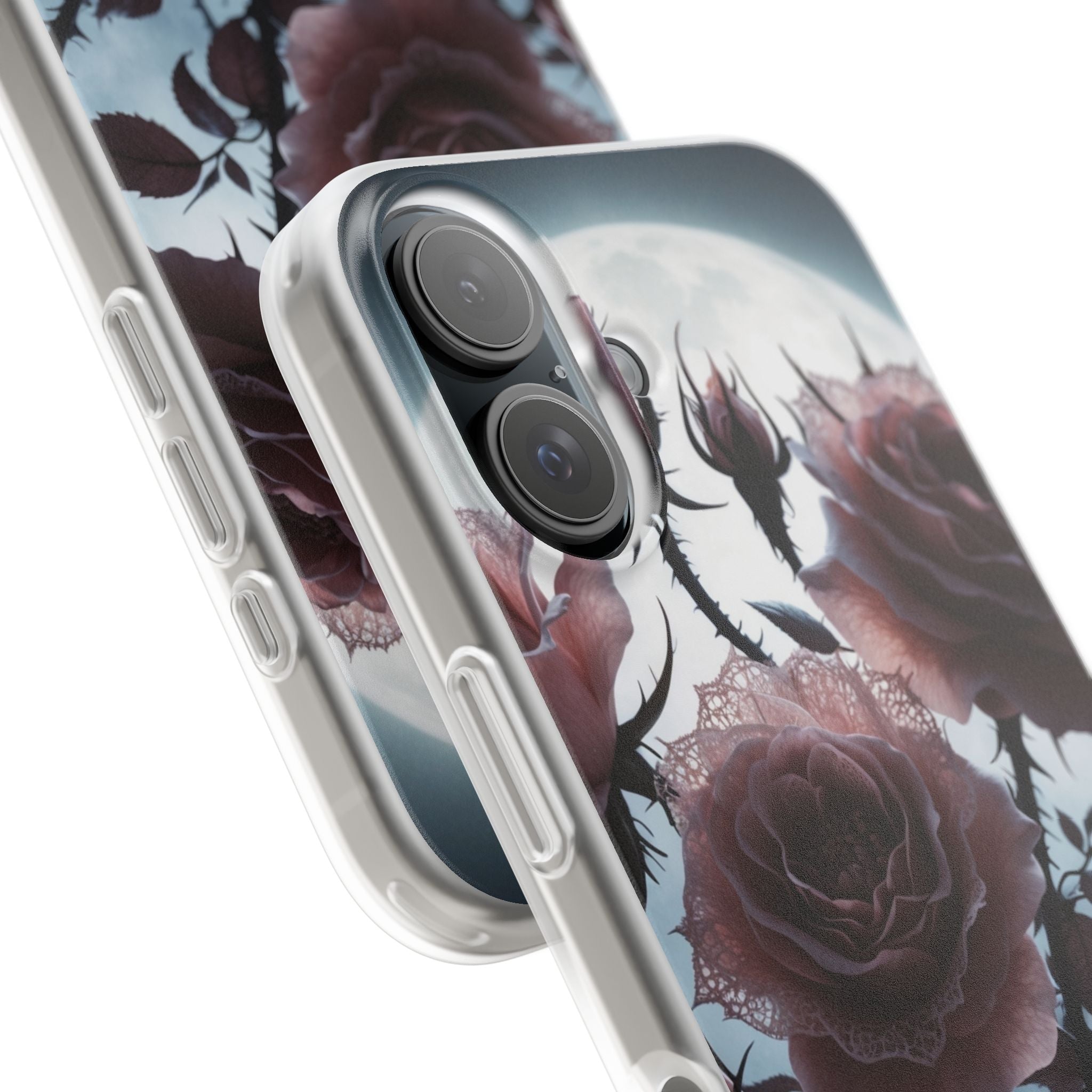 Lunar Lace Petals · Soft Coque de téléphone pour iPhone