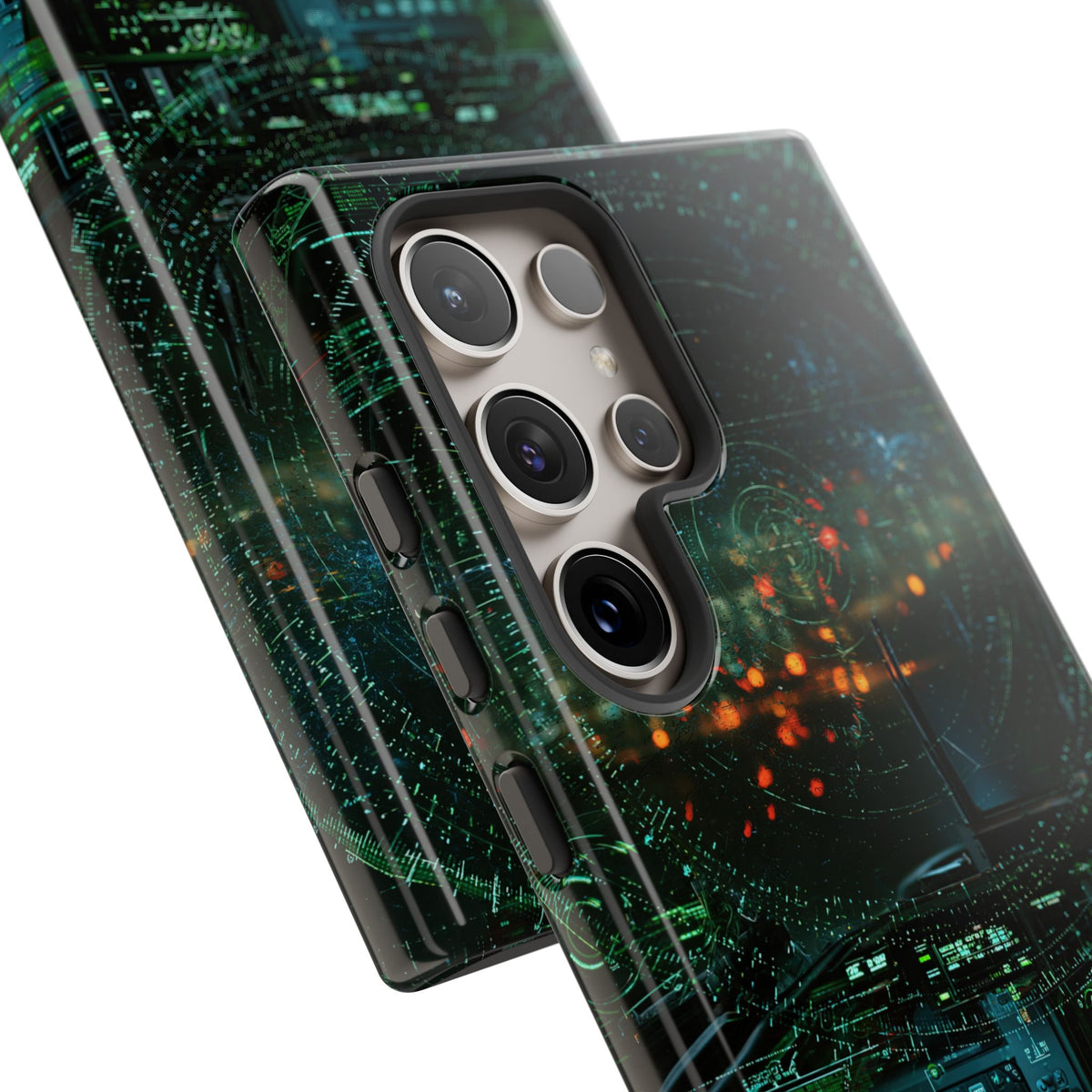 Tactical Avionics HUD · Tough Phone Case for Samsung · Green