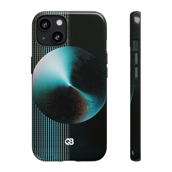 Optical Meridian · Tough Phone Case for iPhone · Black