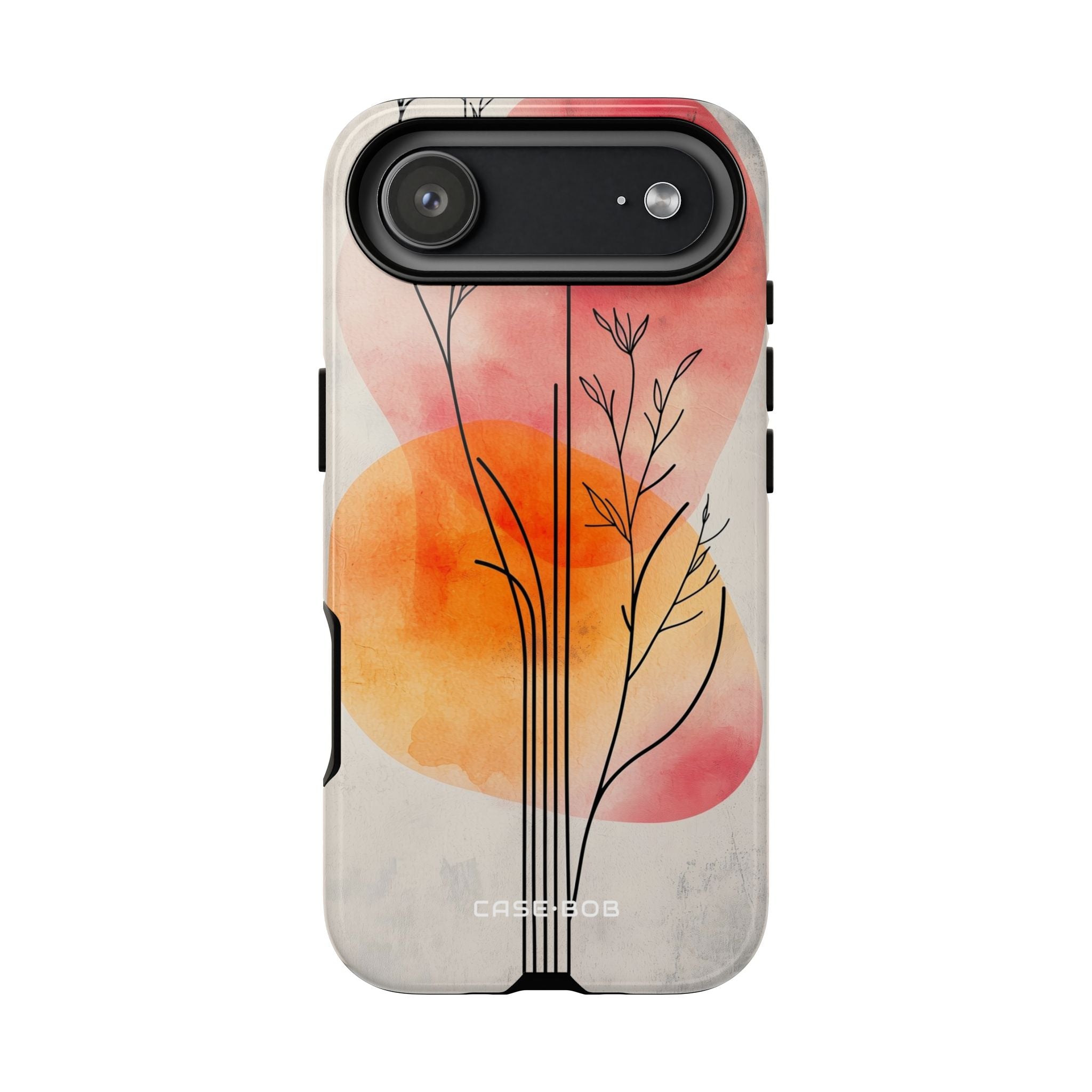 Curved Stem Sunset iPhone 17 Air Case - Tough - CASE•BOB