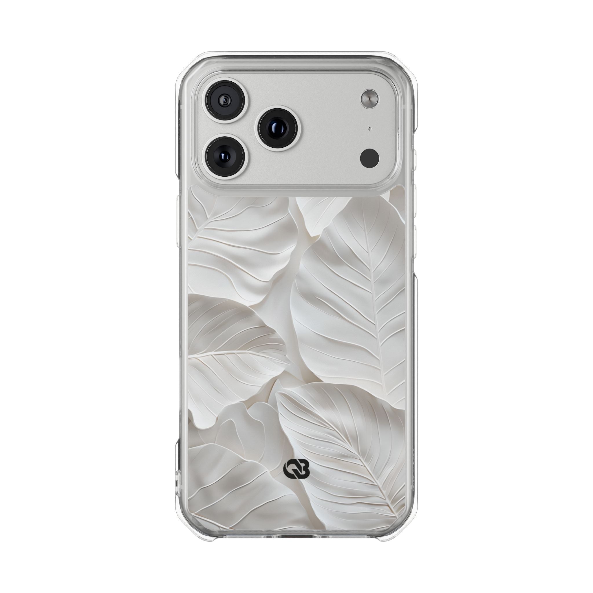 Sculpted Ivory Leaves · Impact Phone Case for iPhone · Magsafe