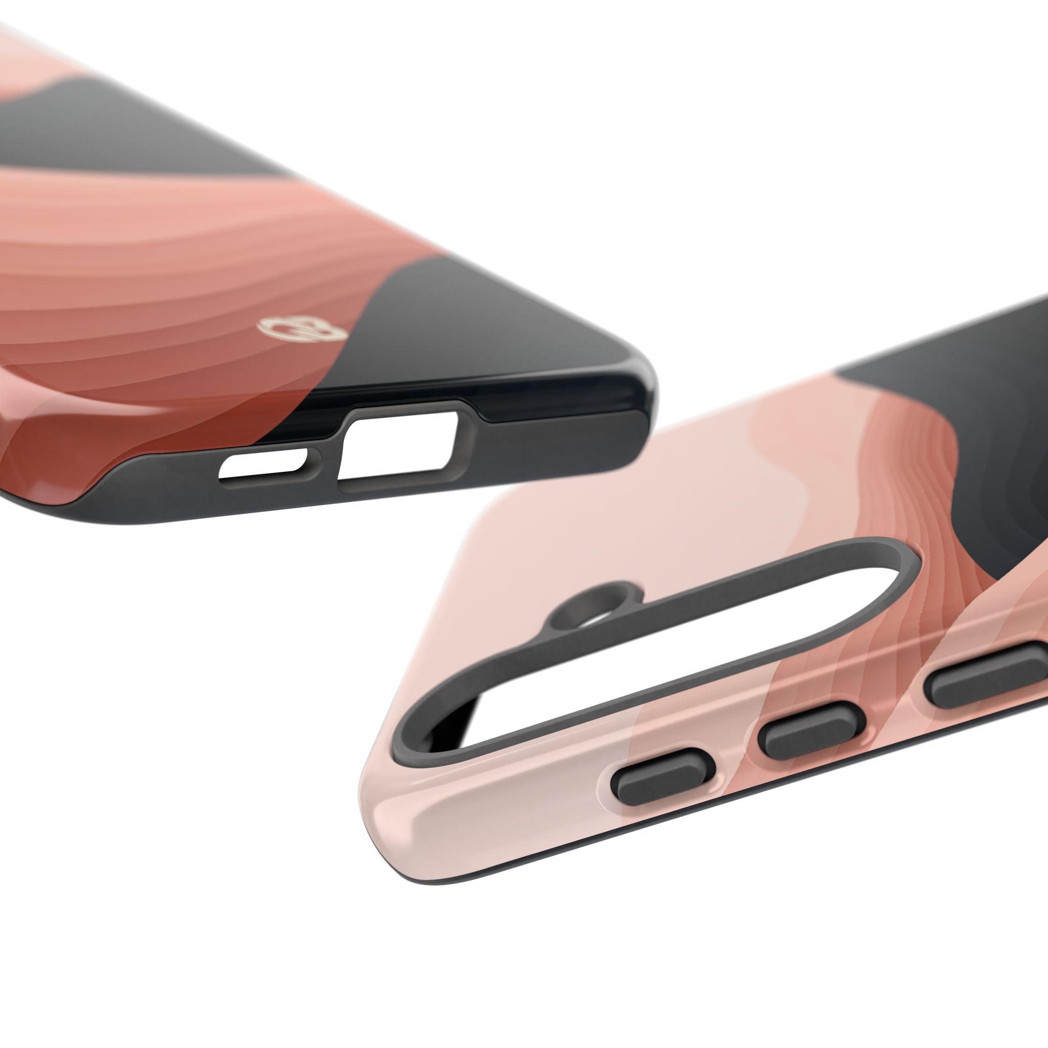 Pink Tough Phone Case for Samsung - Dune Shadow Layers