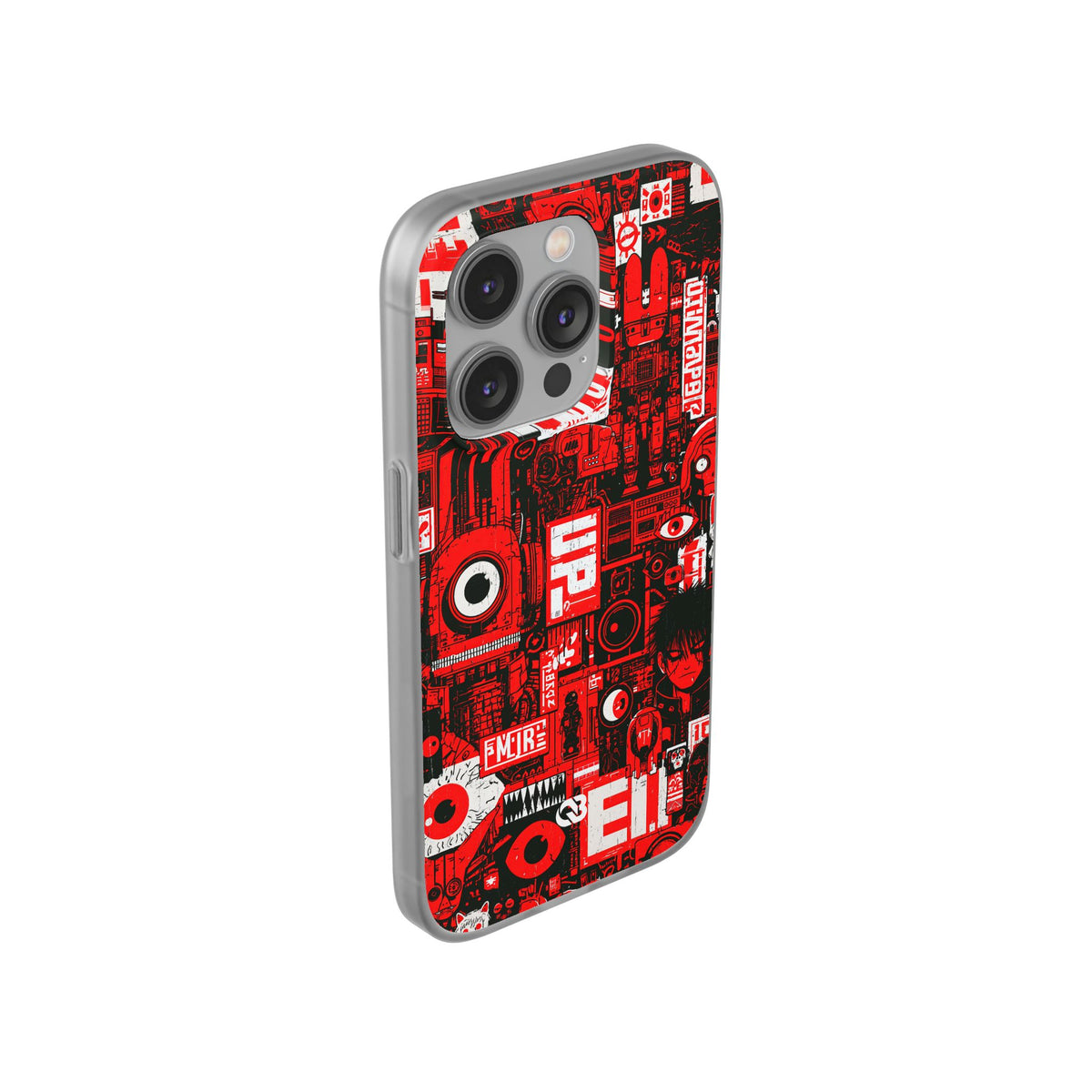 Neo Mecha Collage · Lite Phone Case for iPhone · Red