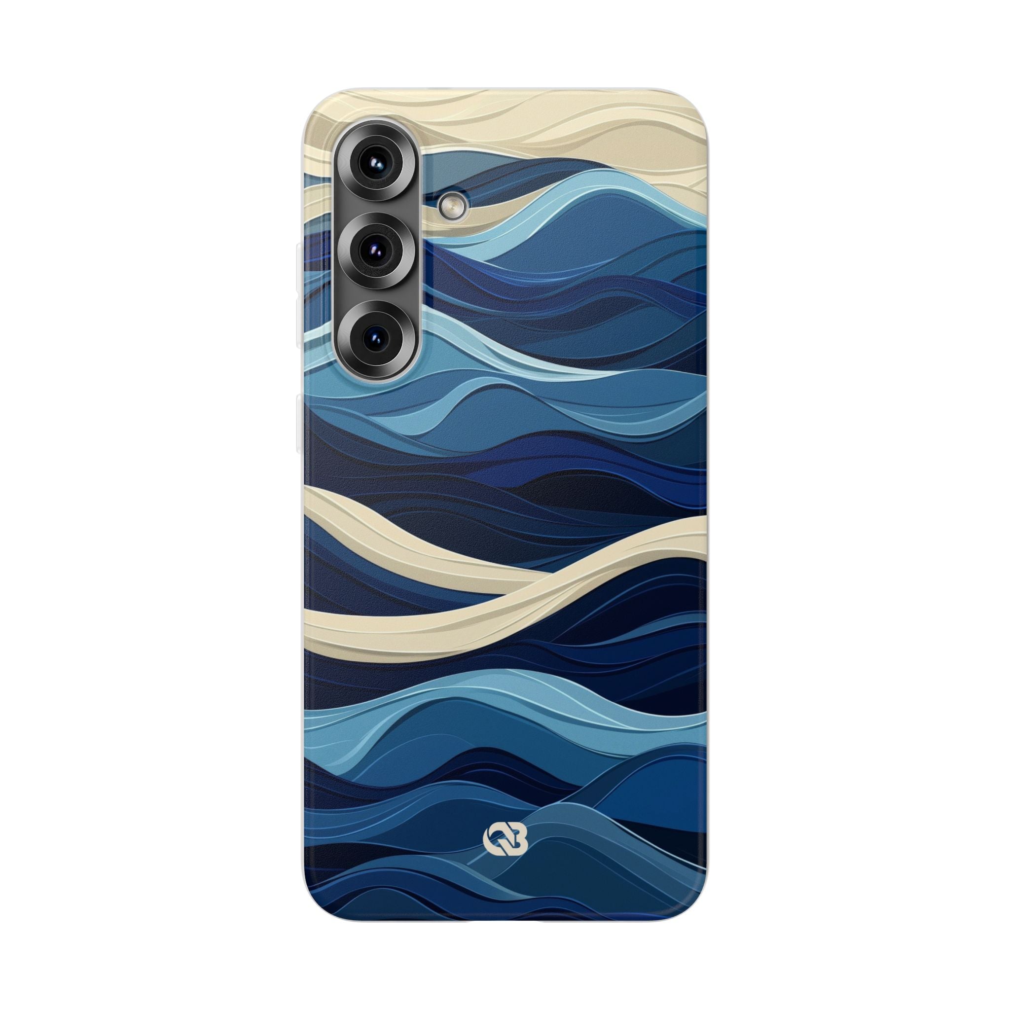 Cobalt Coast Layers · Soft Custodia per Samsung