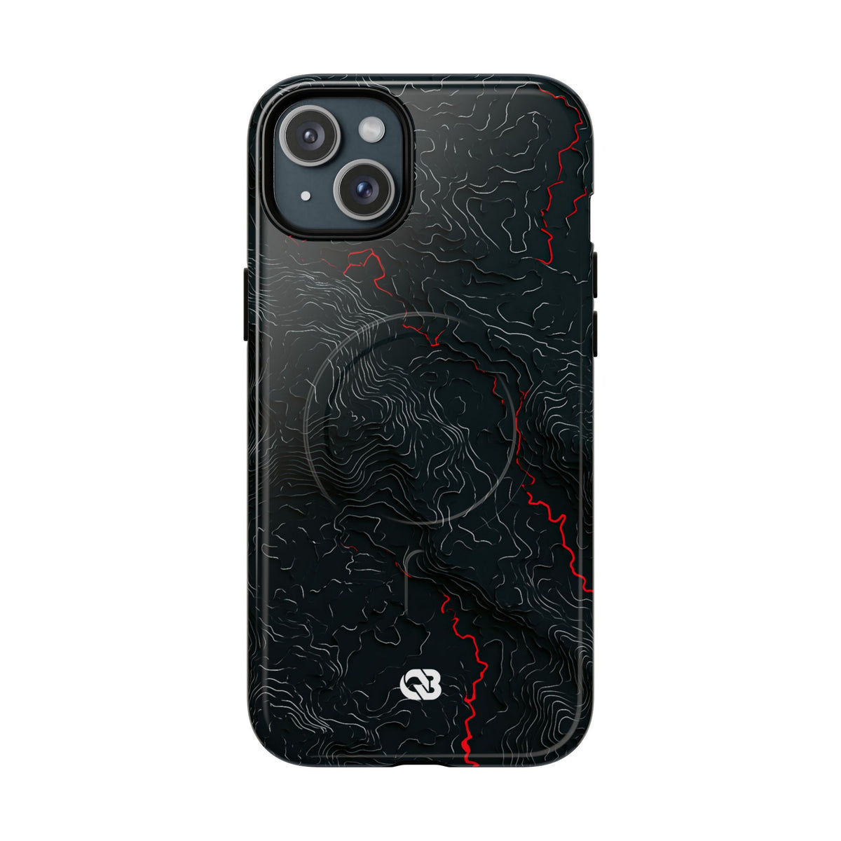 Crimson Rift · Tough 2.0 Magnetic Phone Case for iPhone · Black
