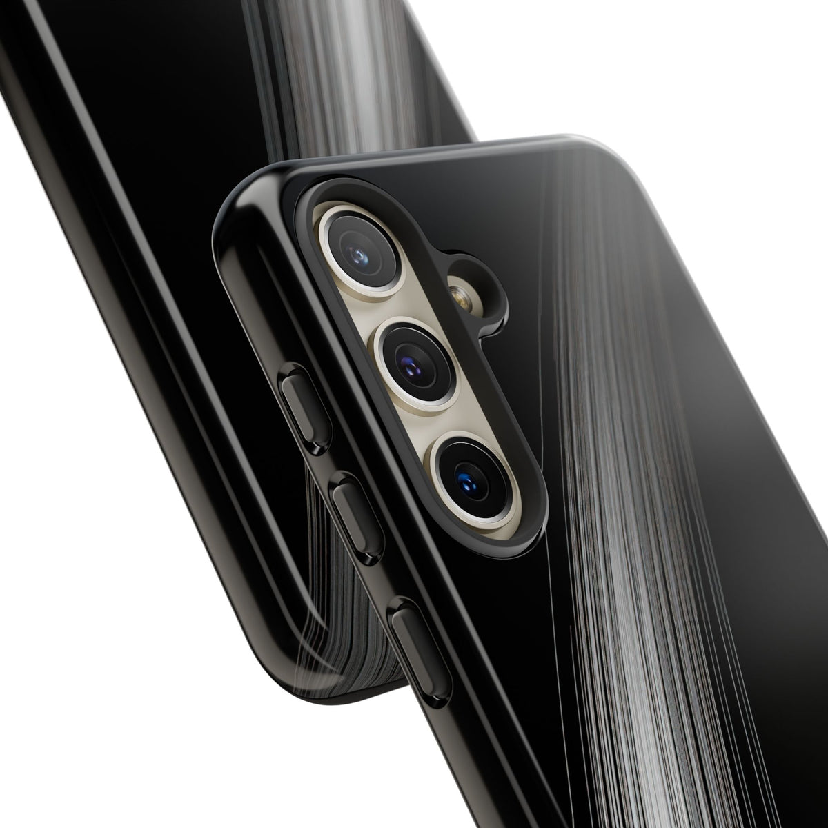 Black Tough Phone Case for Samsung - Linear Velocity Beam