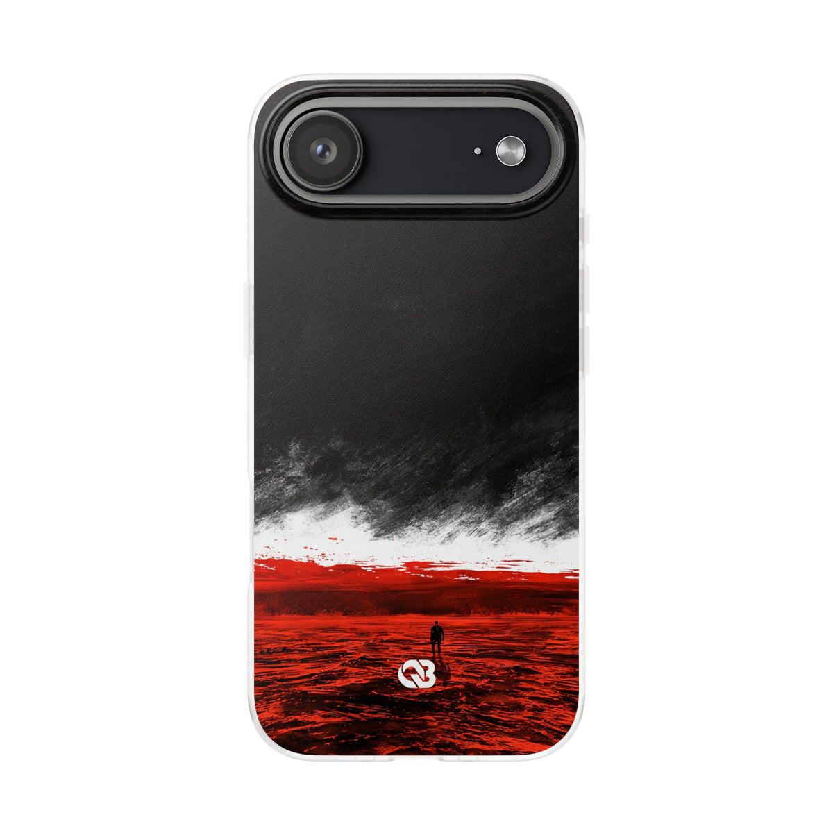 Crimson Horizon · Lite Phone Case for iPhone · Black