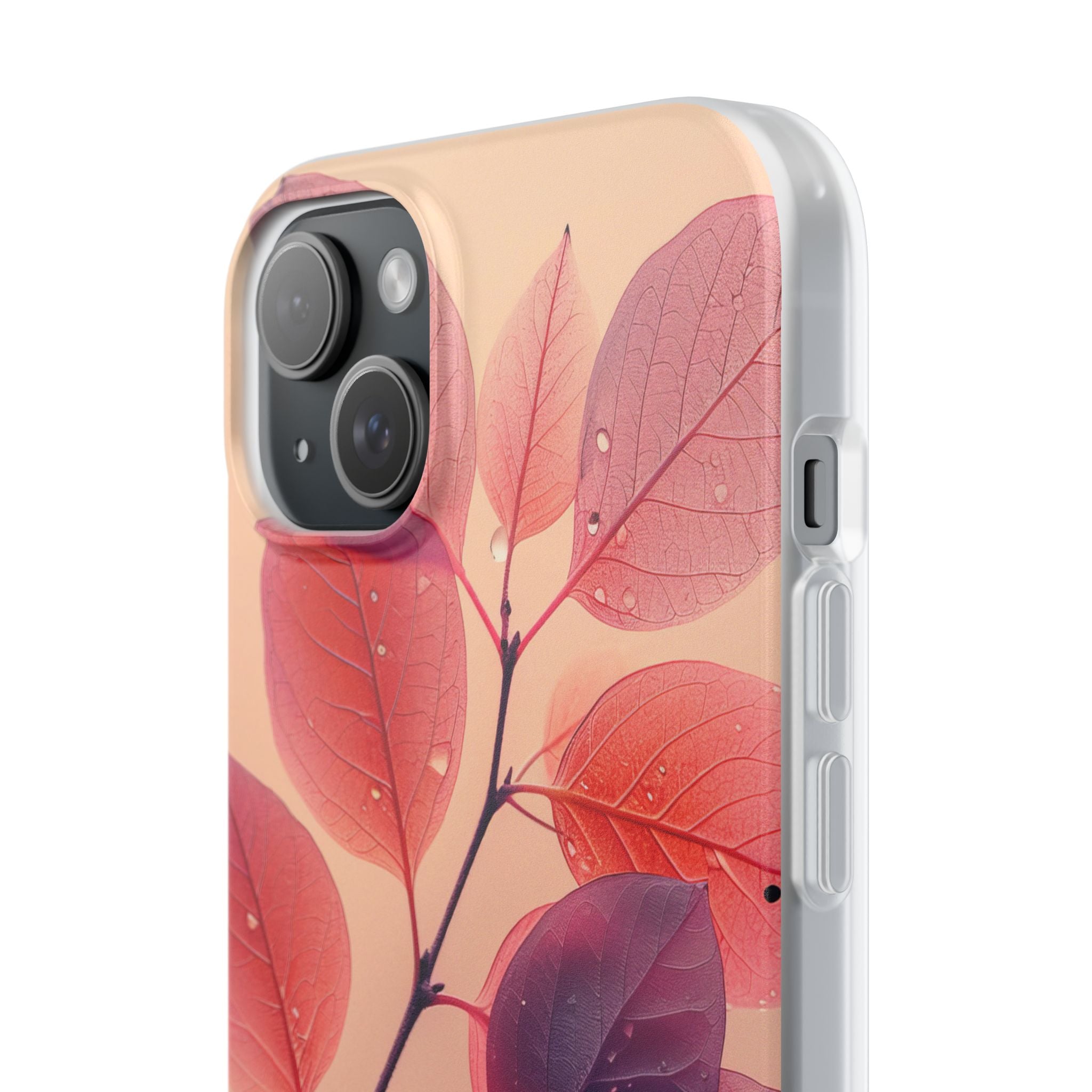 Dewy Magenta Foliage · Soft Coque de téléphone pour iPhone
