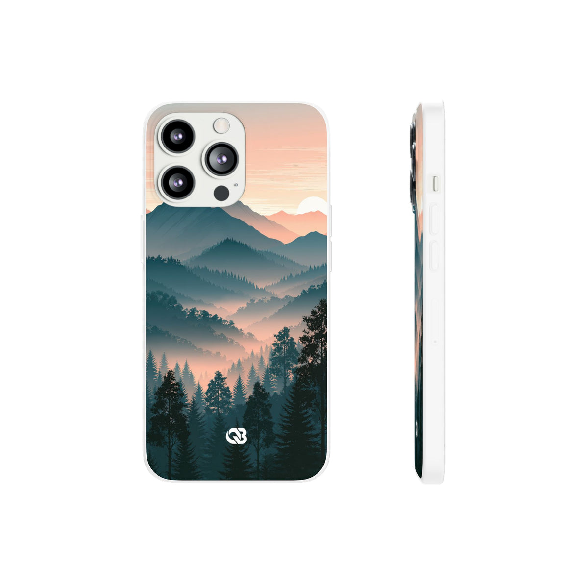 Misty Pine Summit · Lite Phone Case for iPhone · Green