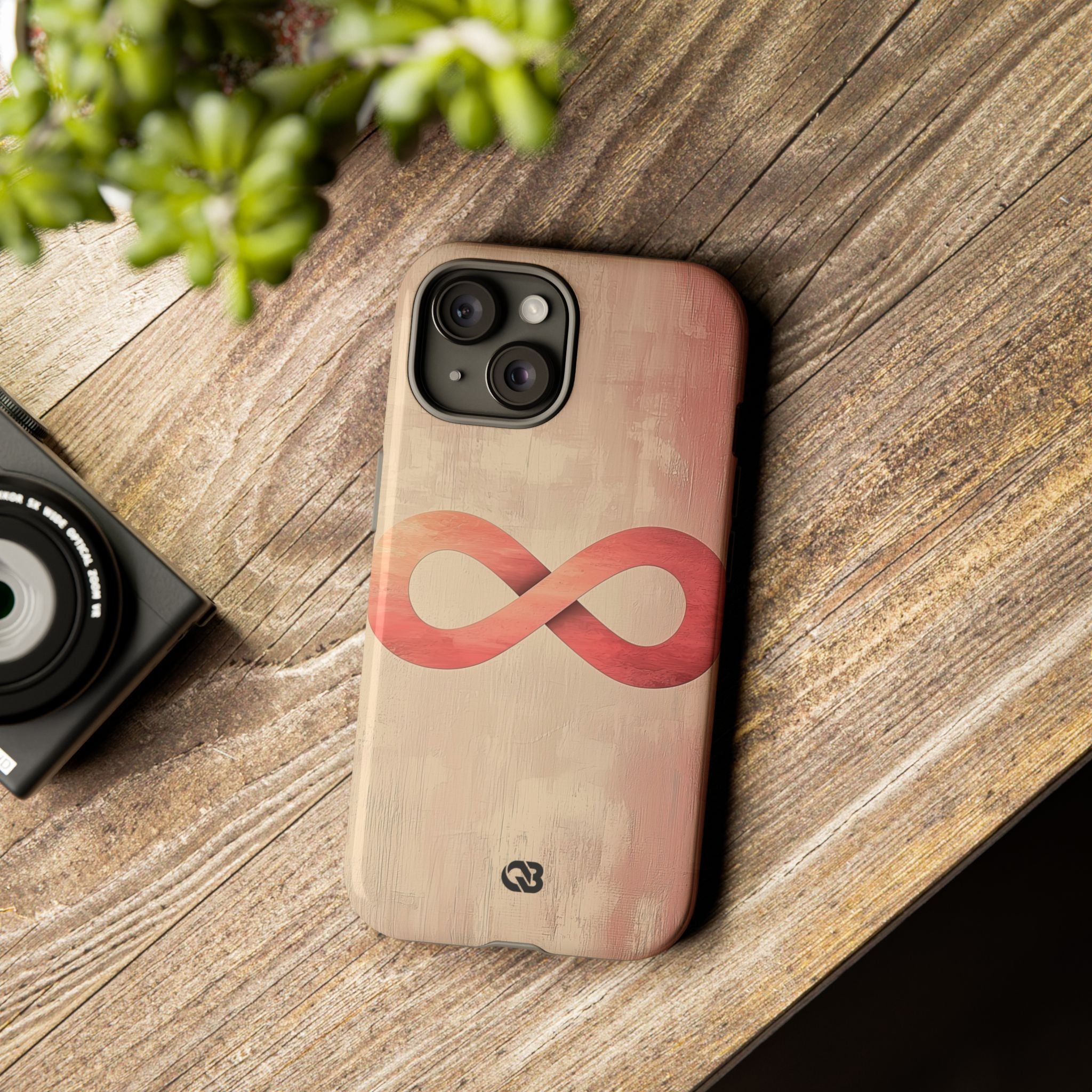 Terracotta Infinity Stroke · Tough Phone Case for iPhone