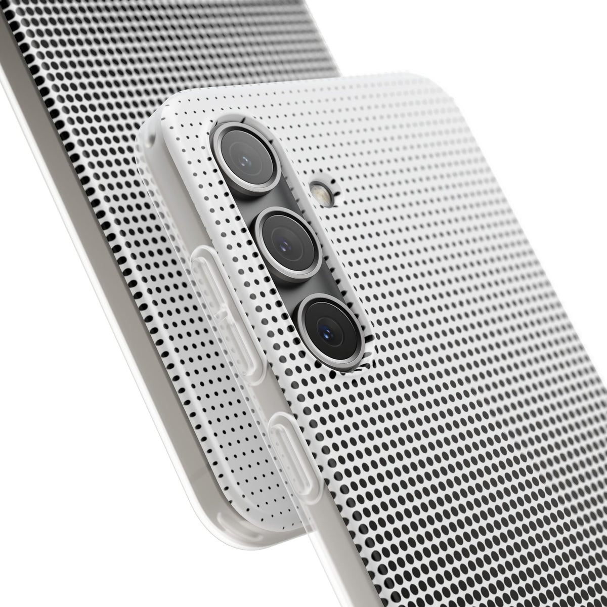 Black Lite Phone Case for Samsung - Obsidian Halftone Flux