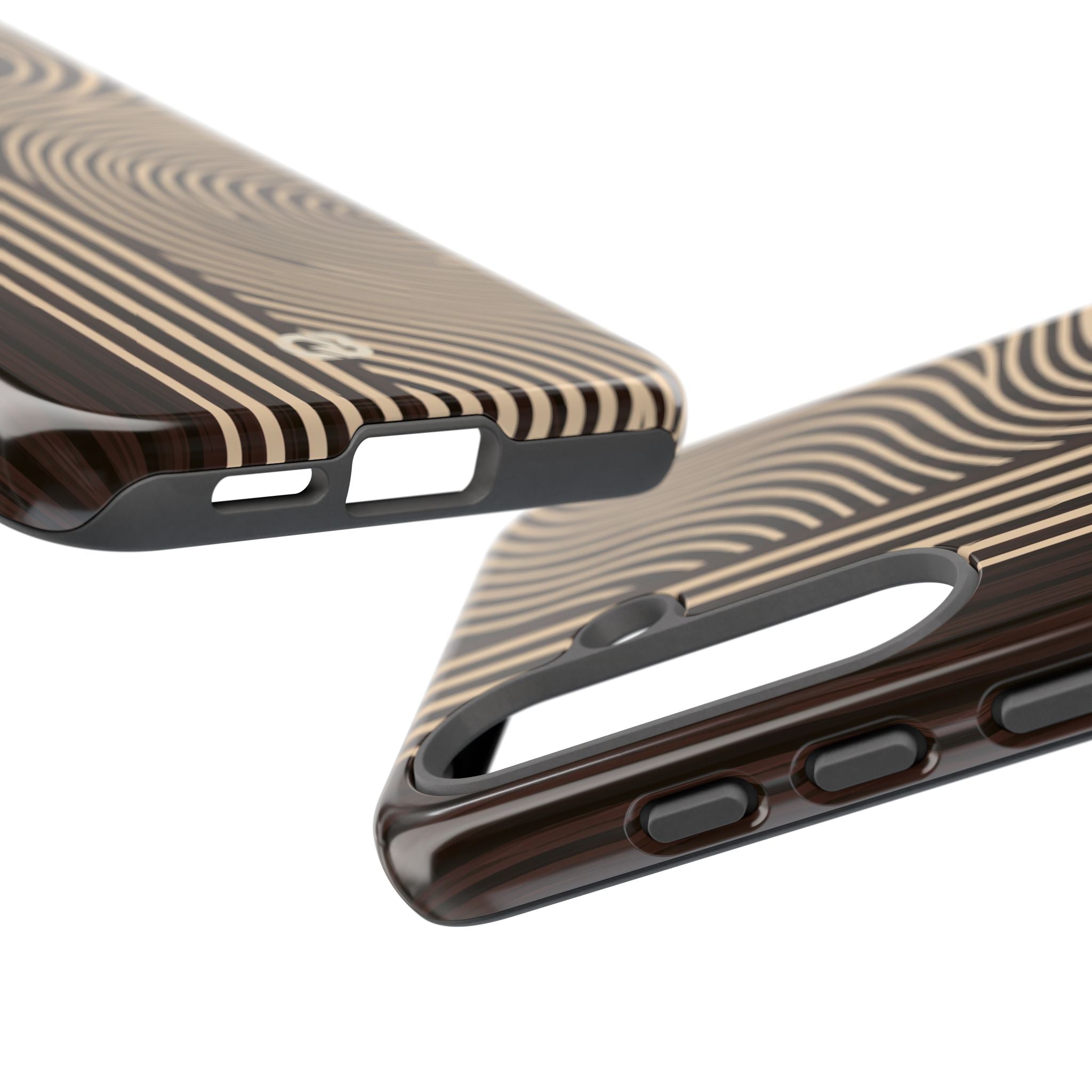 Brown Tough Phone Case for Samsung - Espresso Sand Ridge