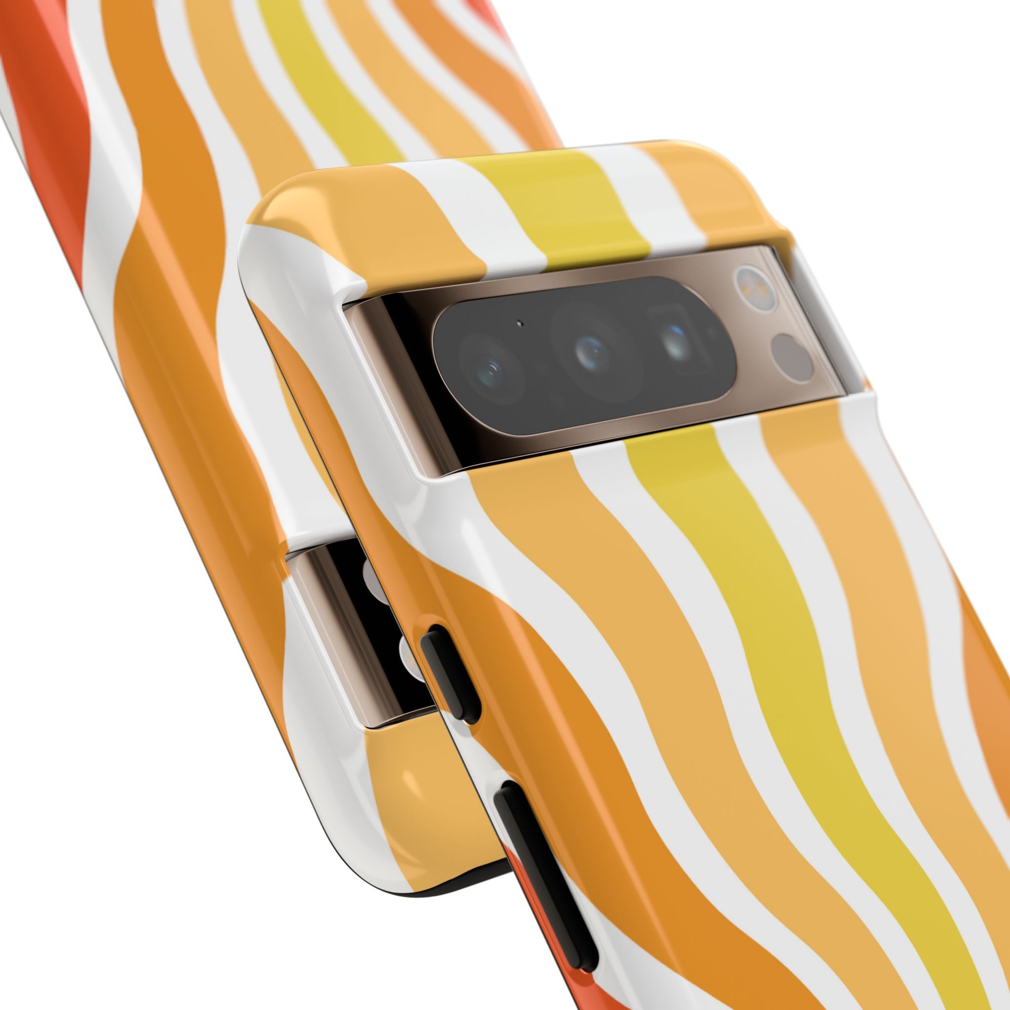 Amber Solar Waves · Tough Phone Case for Google Pixel