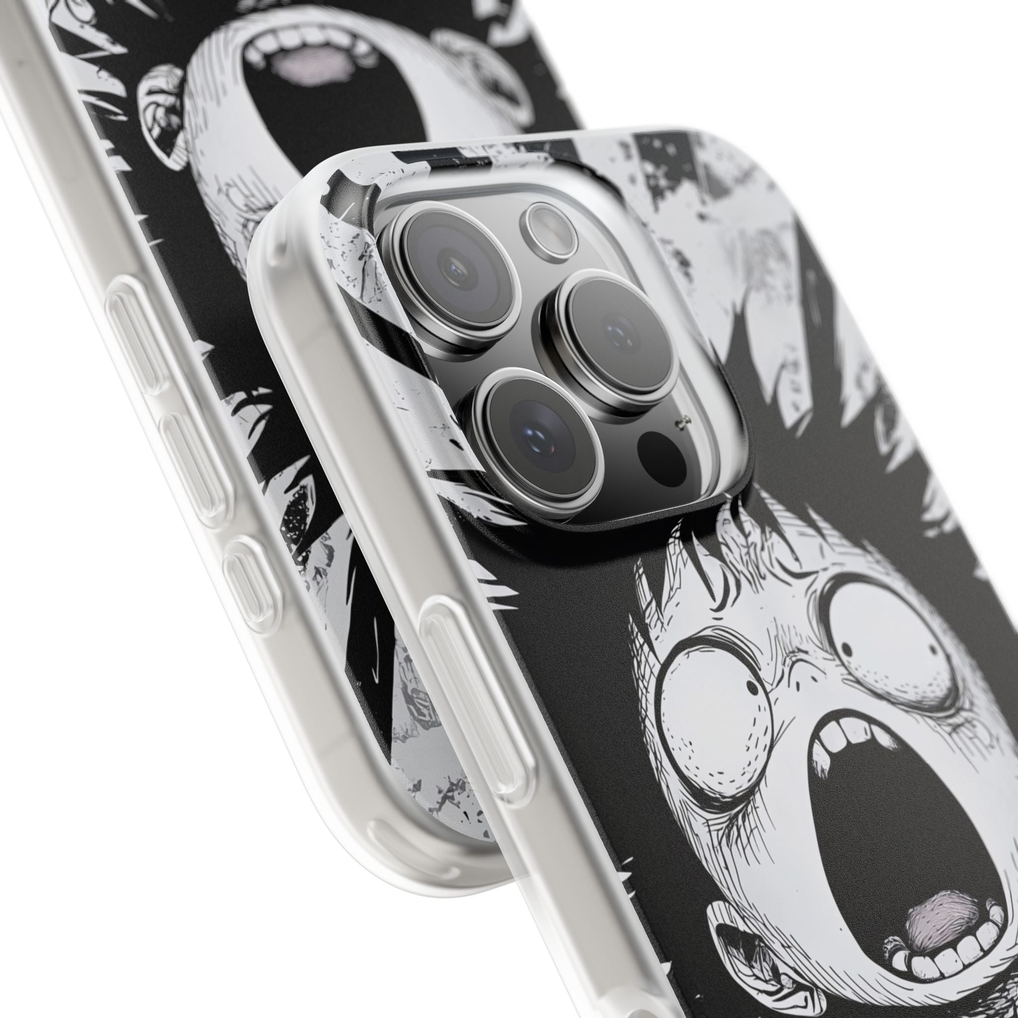 Screaming Stripes iPhone 16 Pro Case - Soft