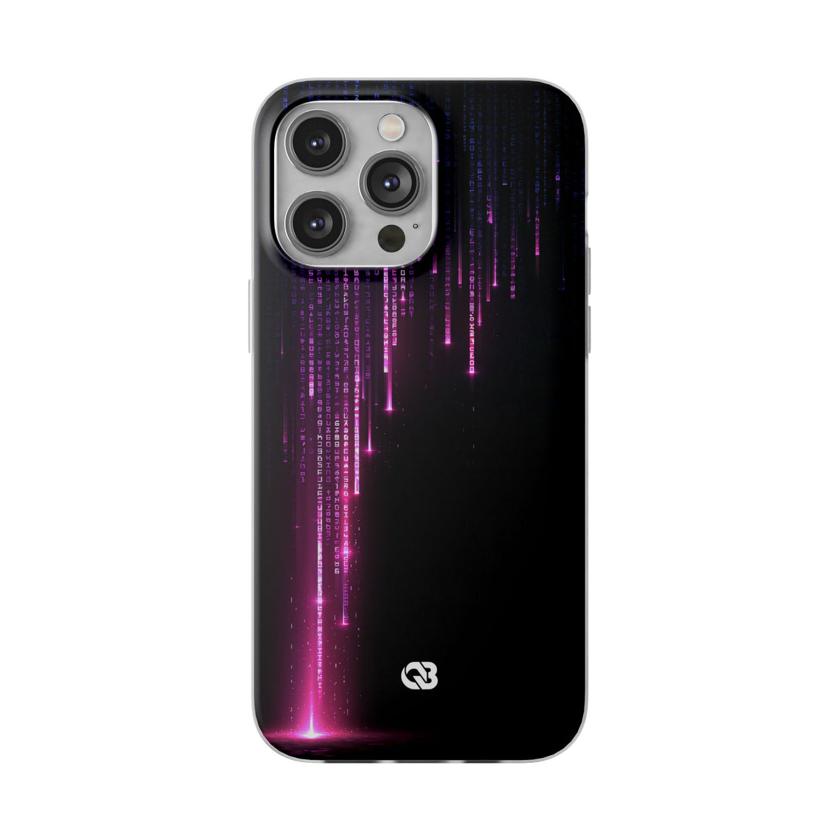 Binary Cascade · Lite Phone Case for iPhone · Black