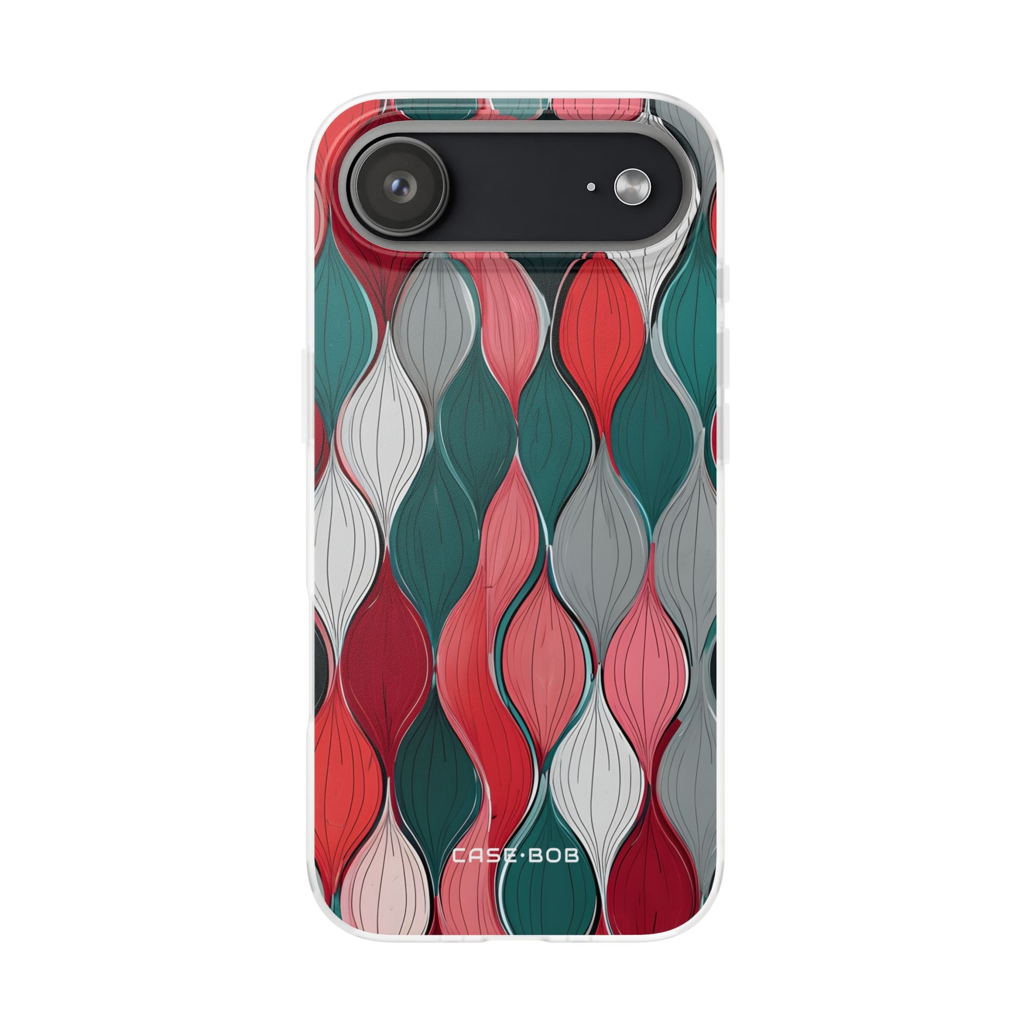 Leaf Cascade Teal iPhone 17 Air Case - Soft - CASE•BOB