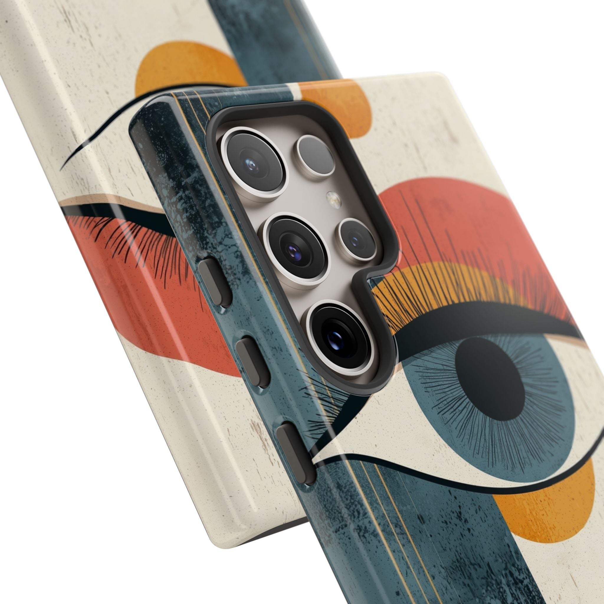 Distressed Azure Ocular · Tough Handyhülle für Samsung