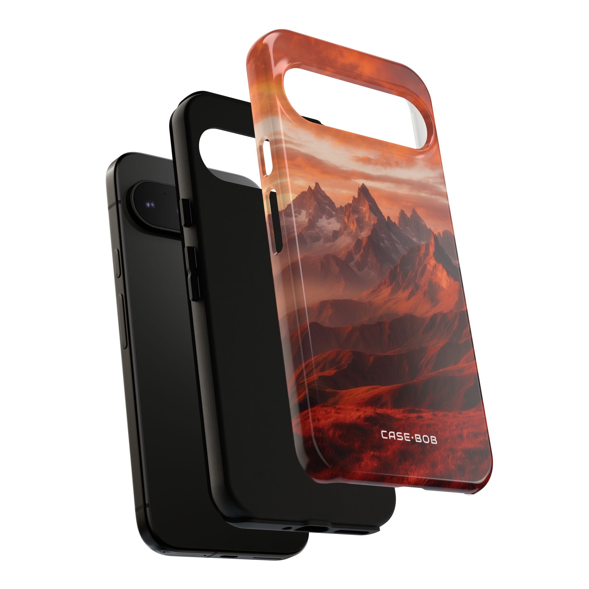 Gezacktes Leuchten Google Pixel 9 Pro XL Case - Tough