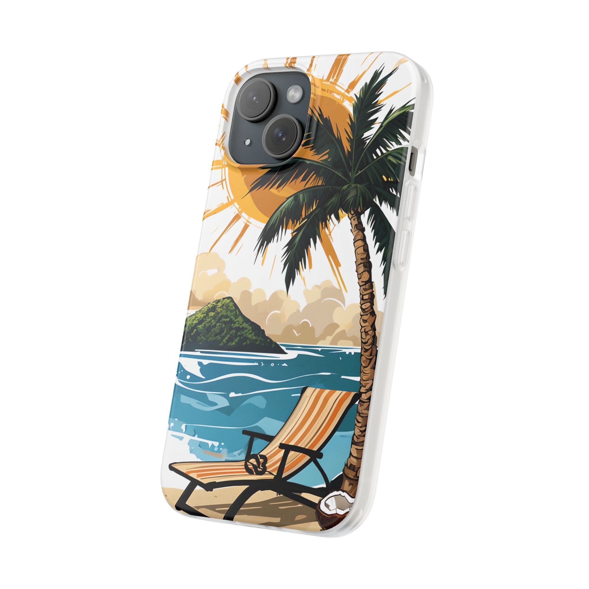 Radiant Coast Solitude · Soft Custodia per iPhone