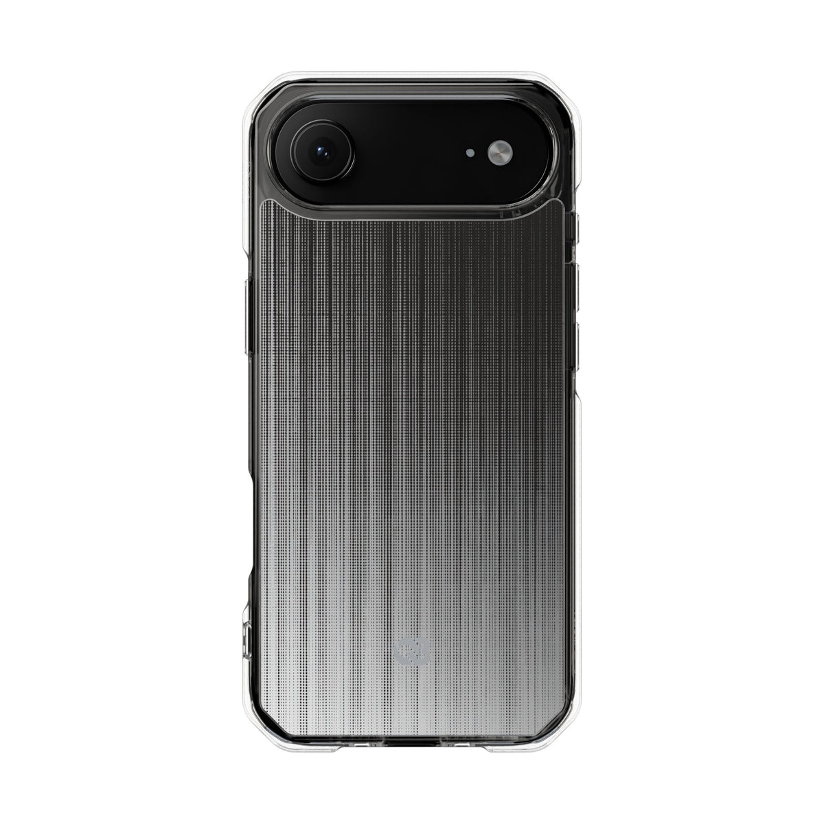 Grey Impact MagSafe Phone Case for iPhone - Static Vertical Dither