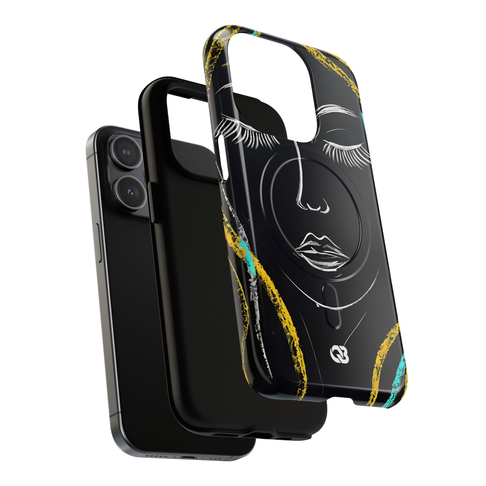 Obsidian Chalk Portrait · Tough+ Magsafe