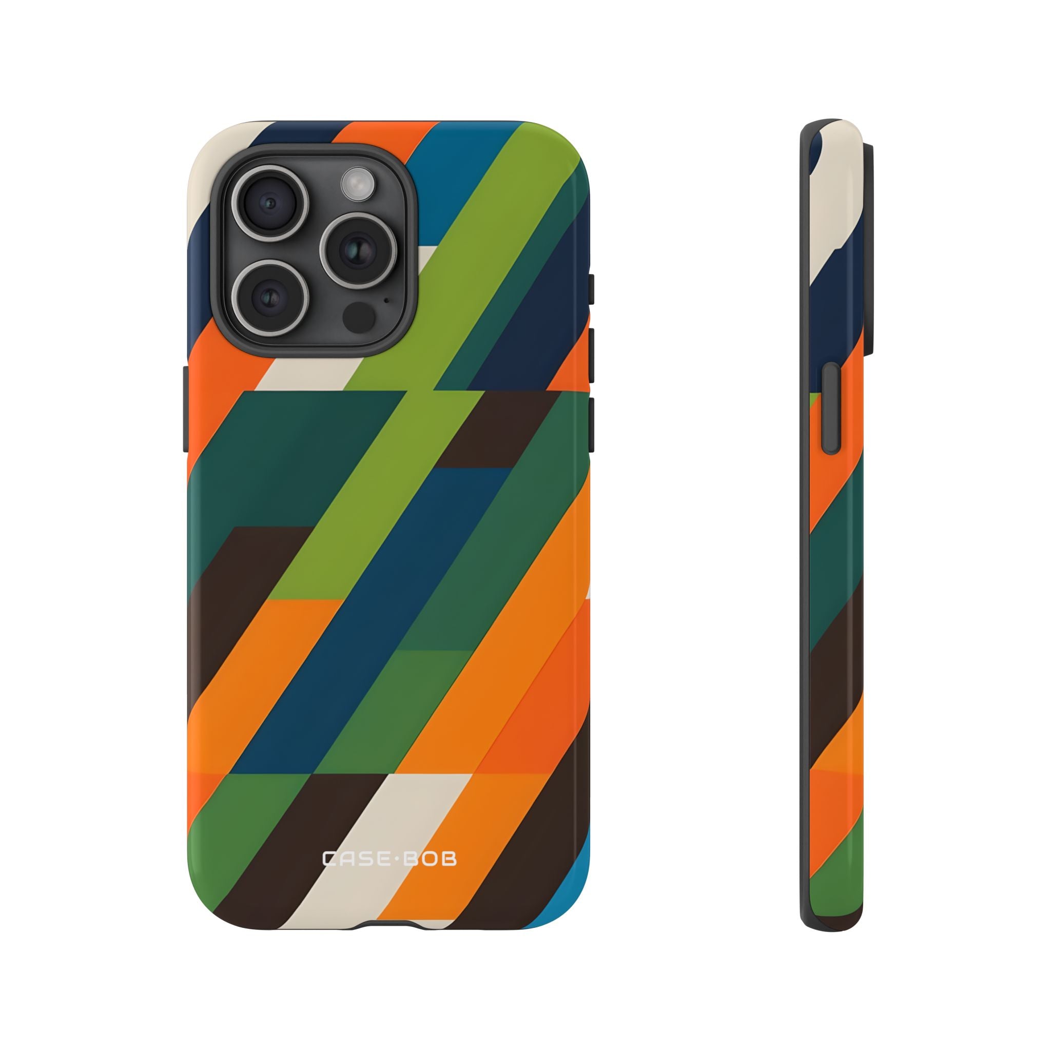 Diagonal Blaze iPhone 15 Pro Max Case - Tough