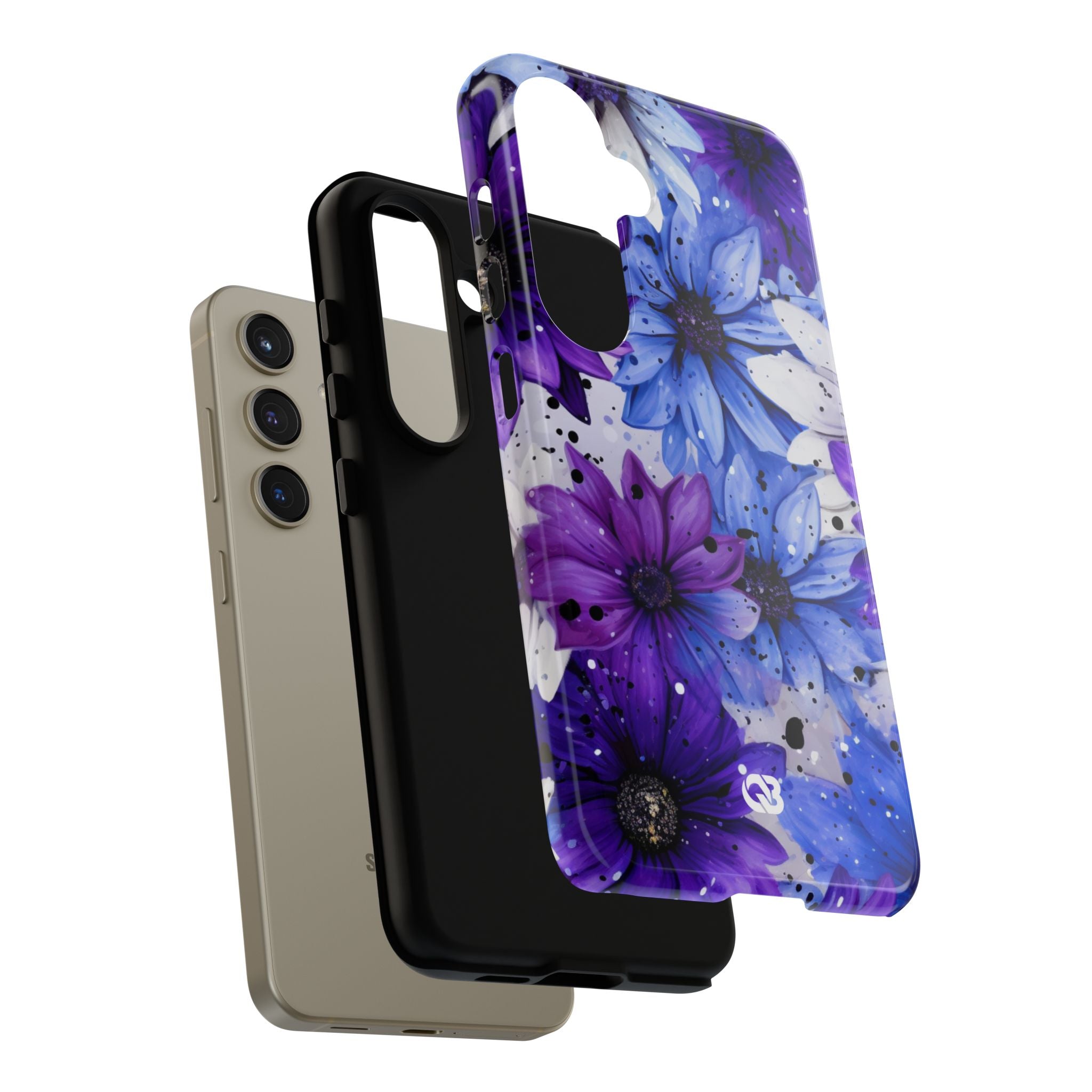 Ink Splatter Blooms · Tough Coque de téléphone pour Samsung