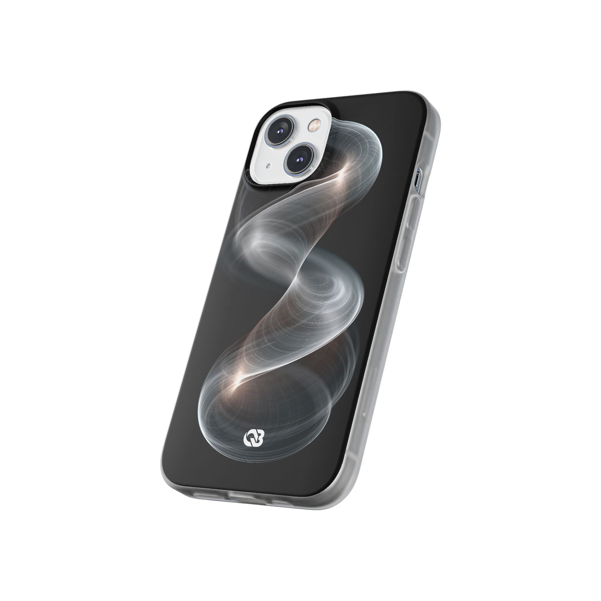 Luminous Vortex · Lite Phone Case for iPhone · Black