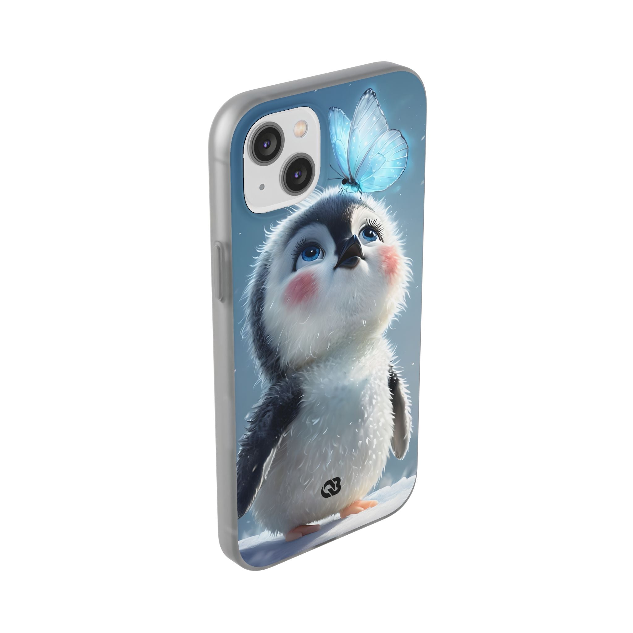 Frosty Penguin Glow · Soft Coque de téléphone pour iPhone