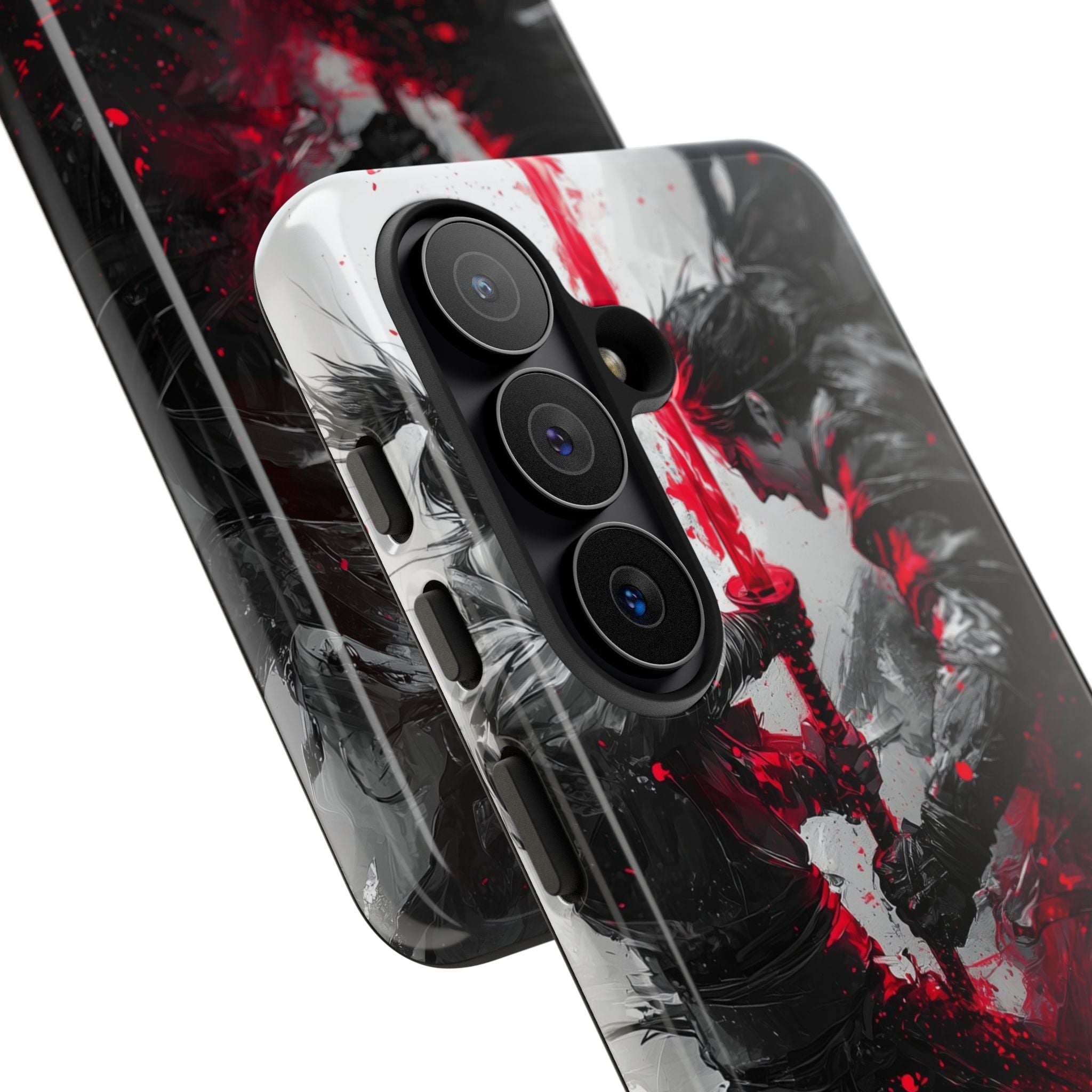 Shattered Crimson Duel · Tough Phone Case for Samsung