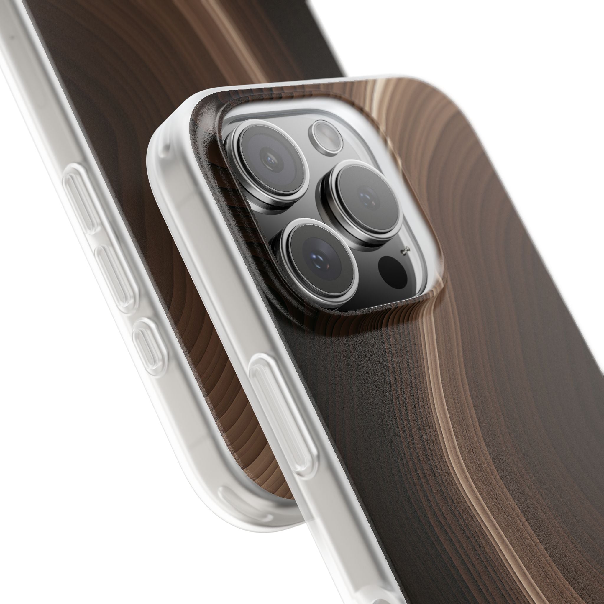 Brown Lite Phone Case for iPhone - Bronzed Canyon Relief