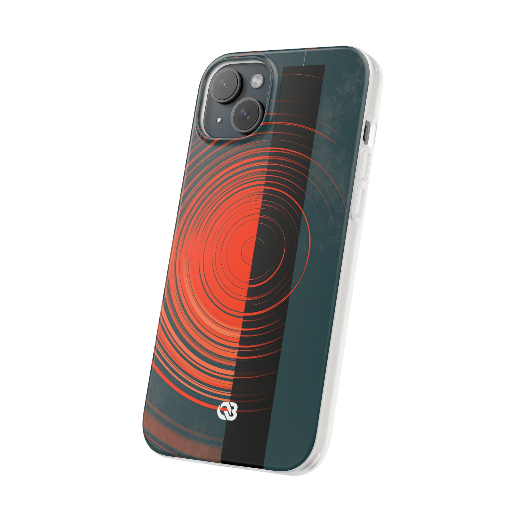 Teal Lite Phone Case for iPhone - Burnt Slate Radial