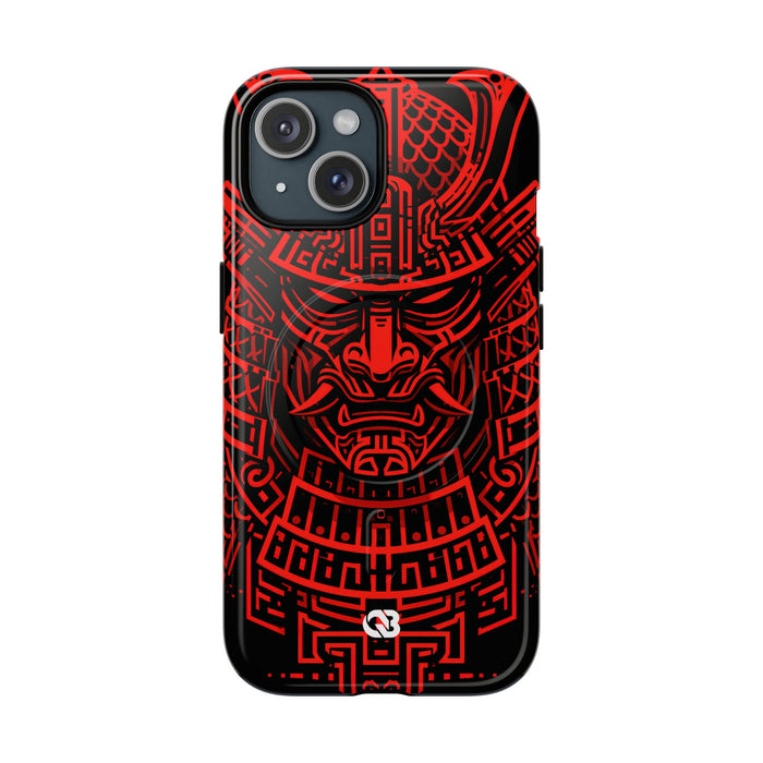 Crimson Kabuto · Tough 2.0 Magnetic Phone Case for iPhone · Red
