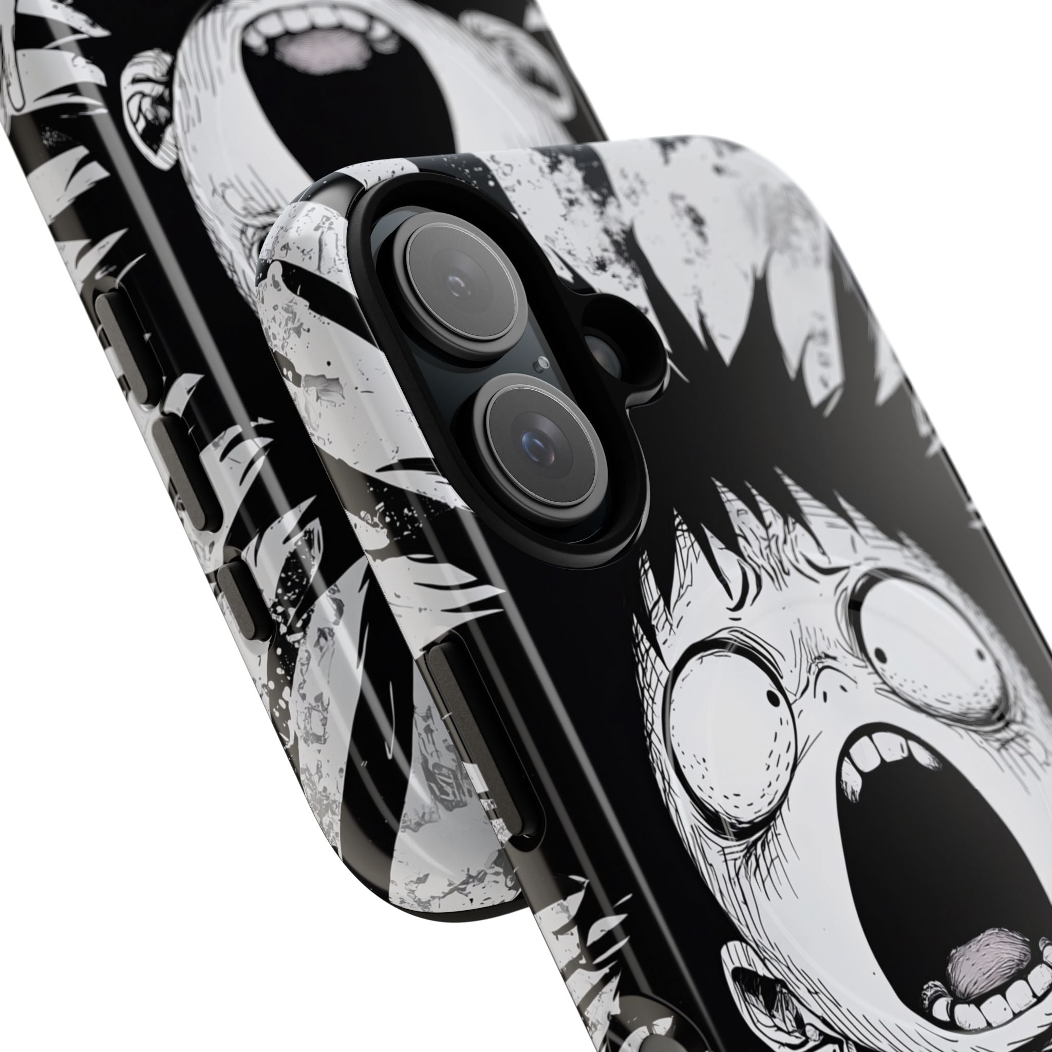 Chaotic Monochrome Scream · Tough+ Fundas para teléfono para iPhone · Magsafe