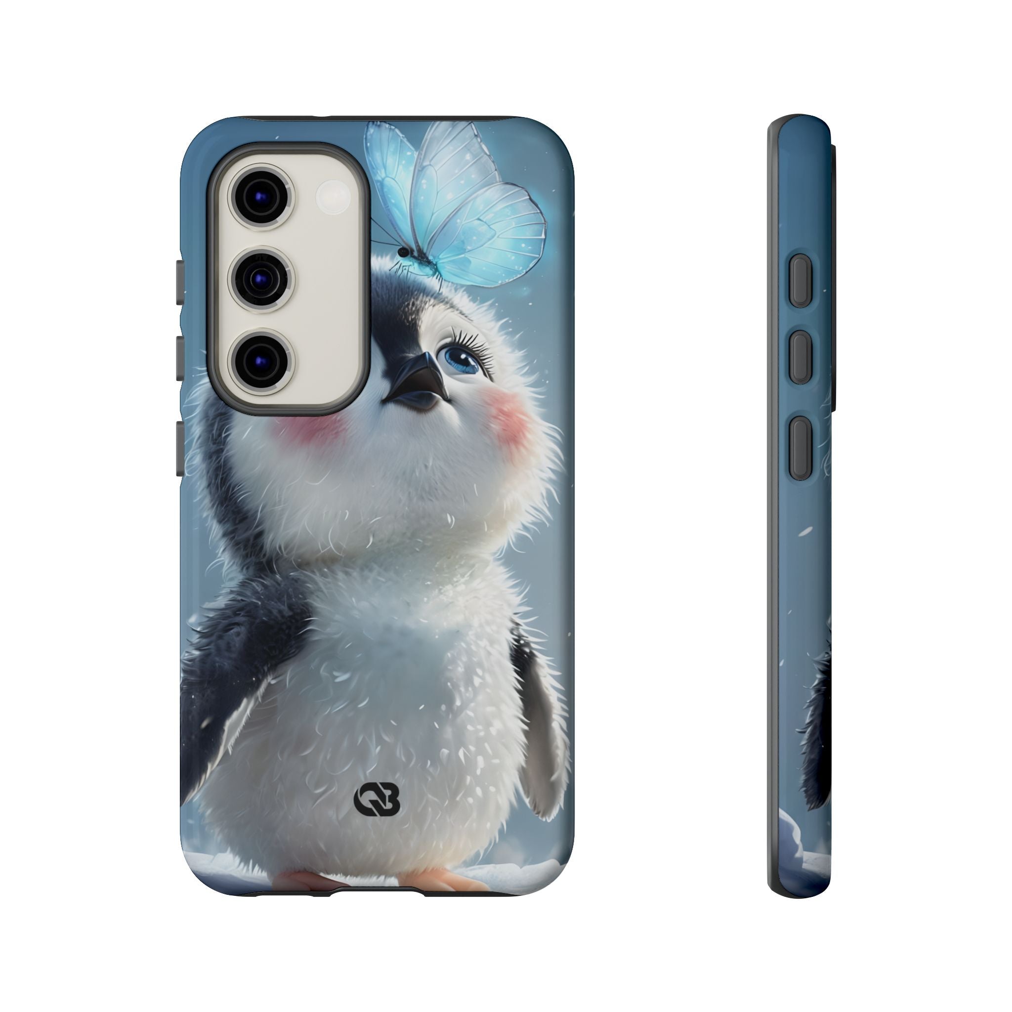 Frosty Penguin Glow · Tough Handyhülle für Samsung