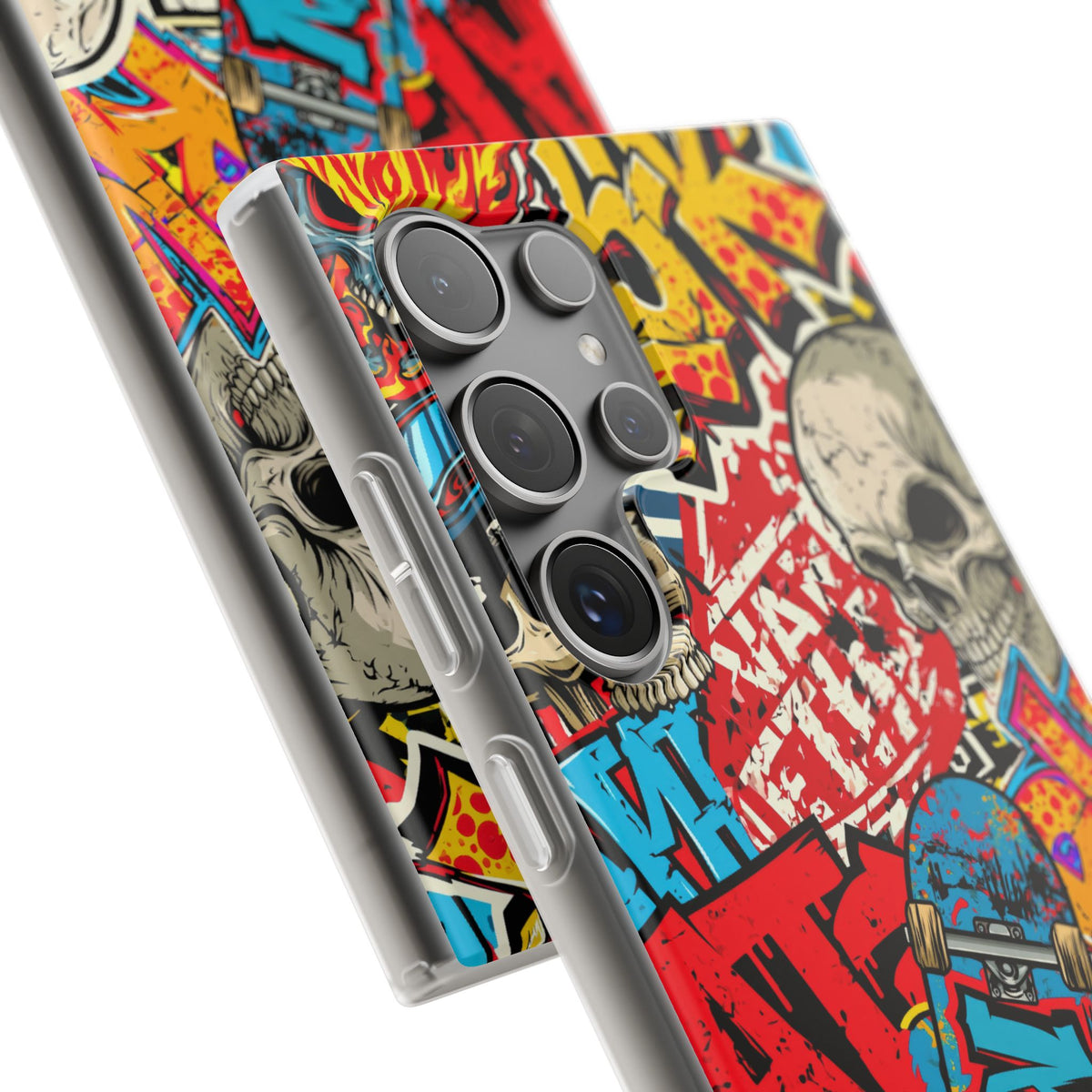 Skate Skull Riot · Lite Phone Case for Samsung · Red