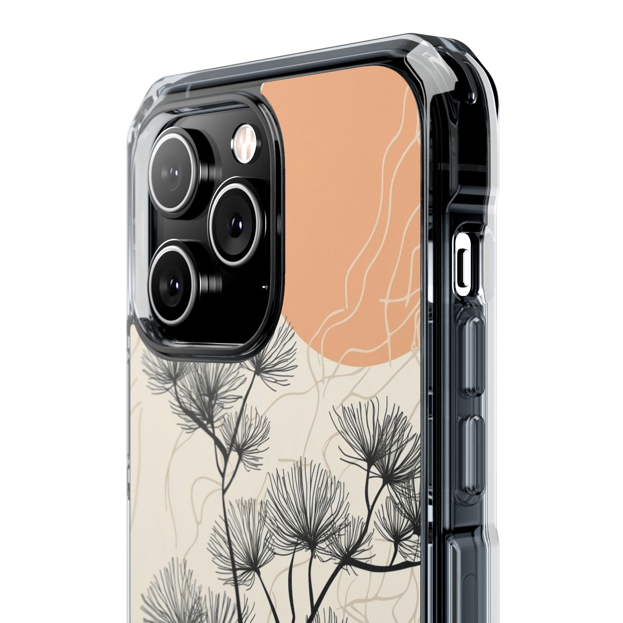 Spiky Tree Sunset iPhone 14 Pro Max Case - Impact