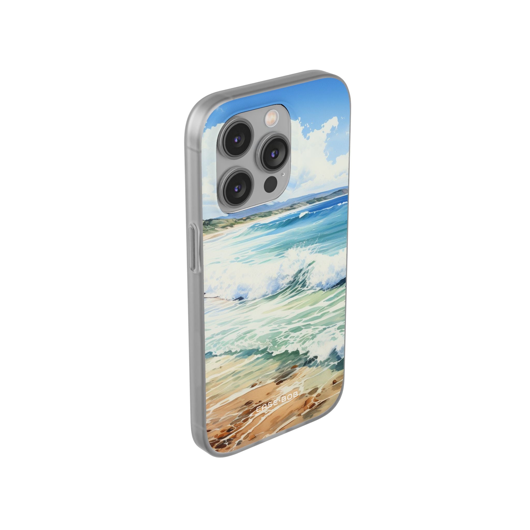 Foamy Wave Breeze iPhone 14 Pro Case - Soft