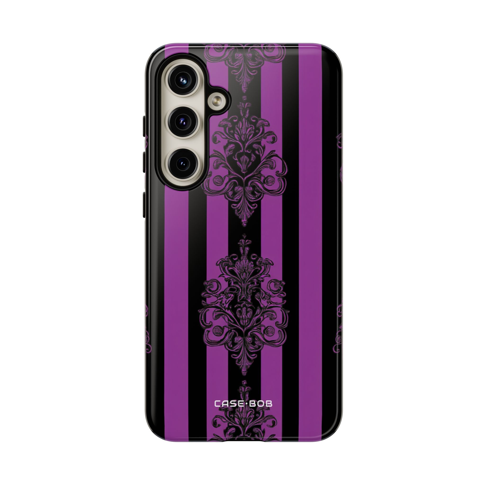 Damask Elegance Purple Samsung S24 Plus Case - Tough