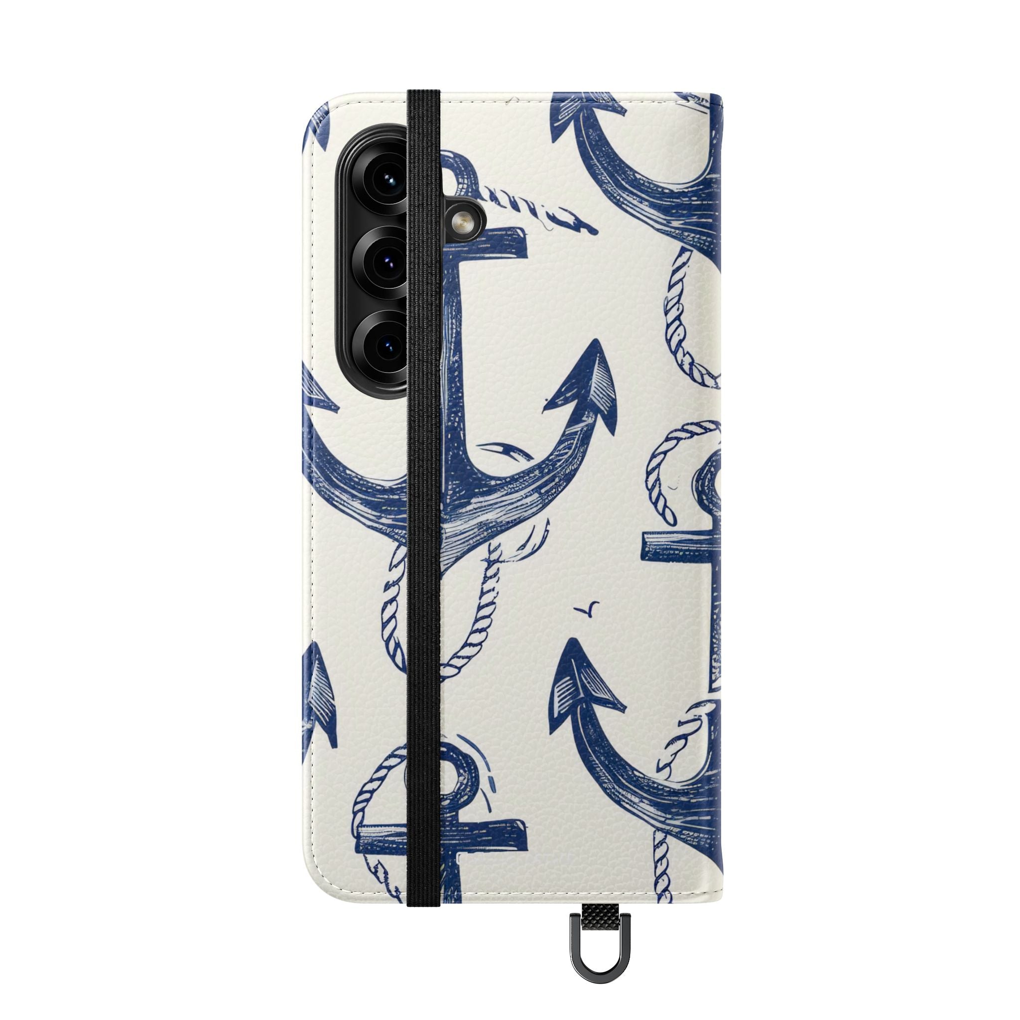 Blue Anchor Breeze - Samsung S25 Case - Wallet