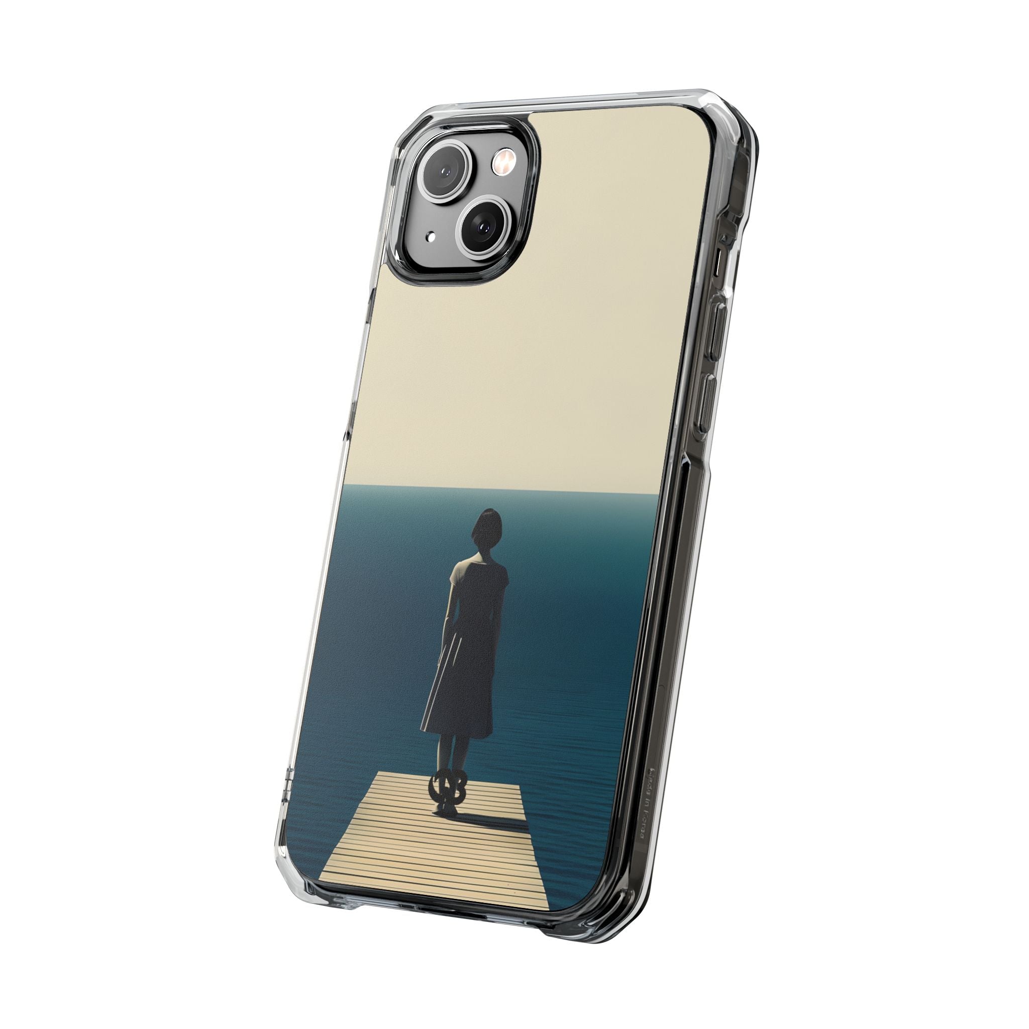 Solitary Blue Horizon · Impact Hoesje voor iPhone · Magsafe