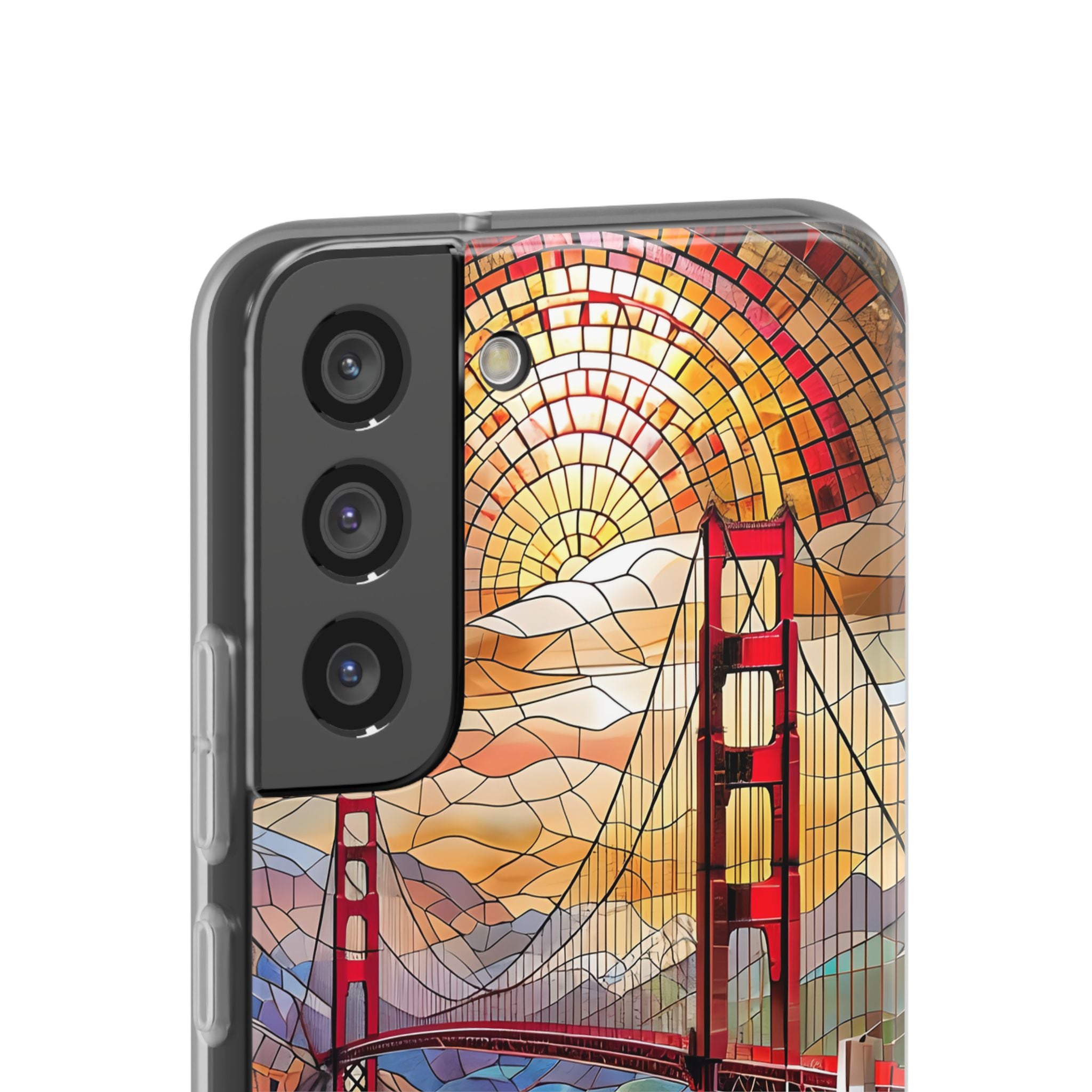 Crimson Arch Coast · Soft Custodia per Samsung