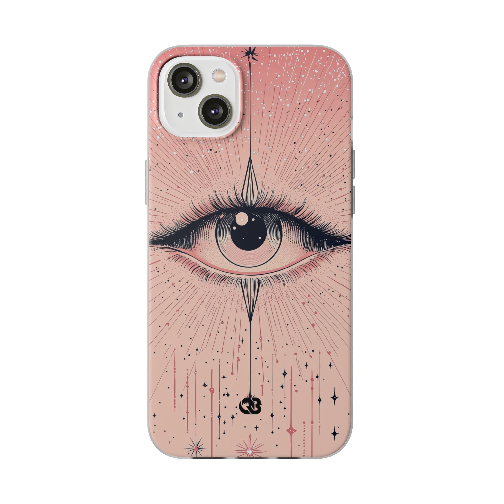 Obsidian Cosmic Gaze · Soft Phone Case for iPhone