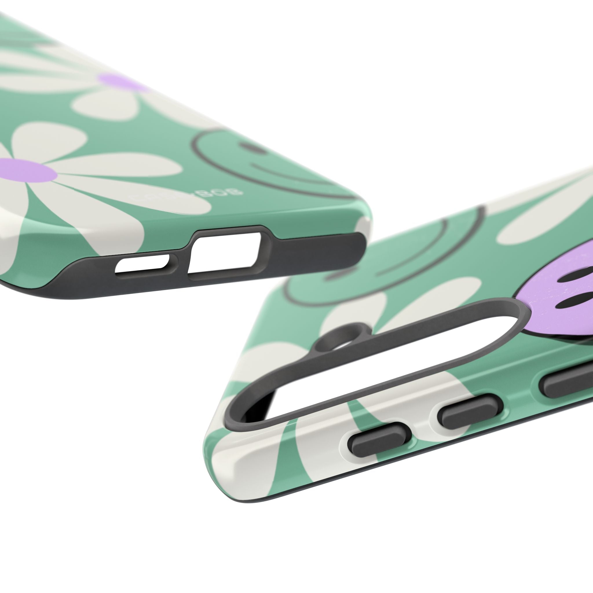 Smiley Daisy Glow Samsung S25 Case - Tough